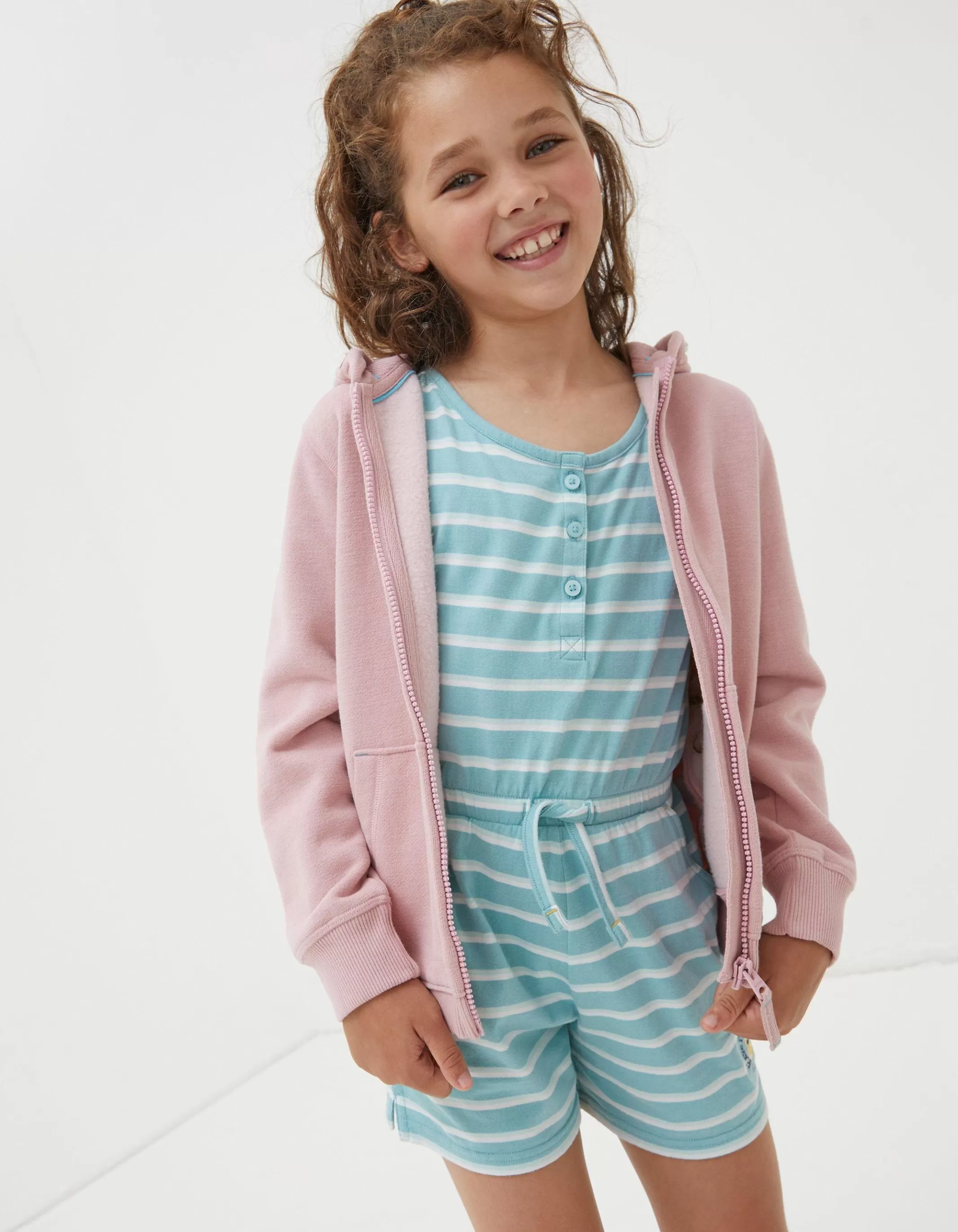 Store FatFace Mcs Zip Through Light Pink