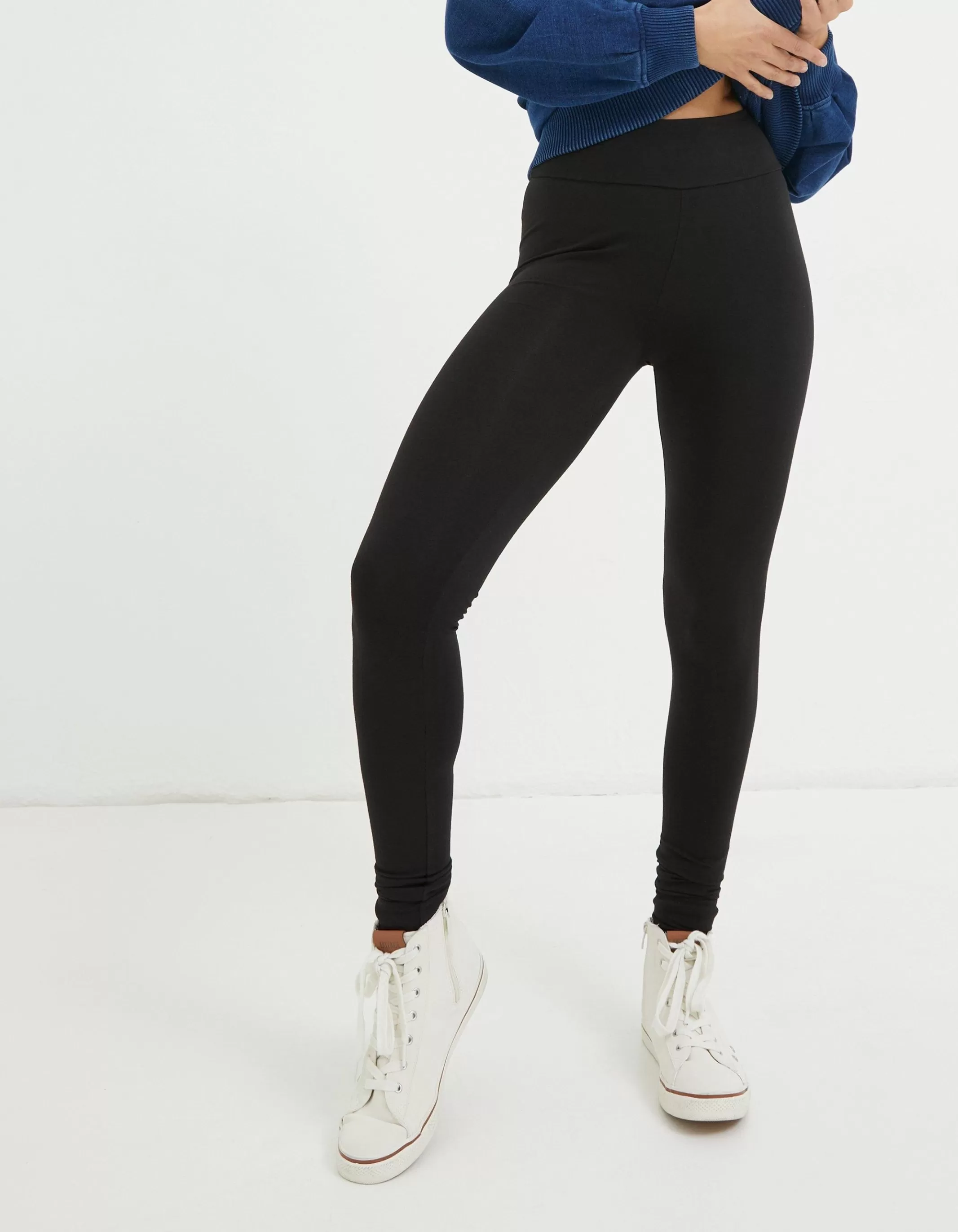 Store FatFace Meribel High Rise Leggings Black