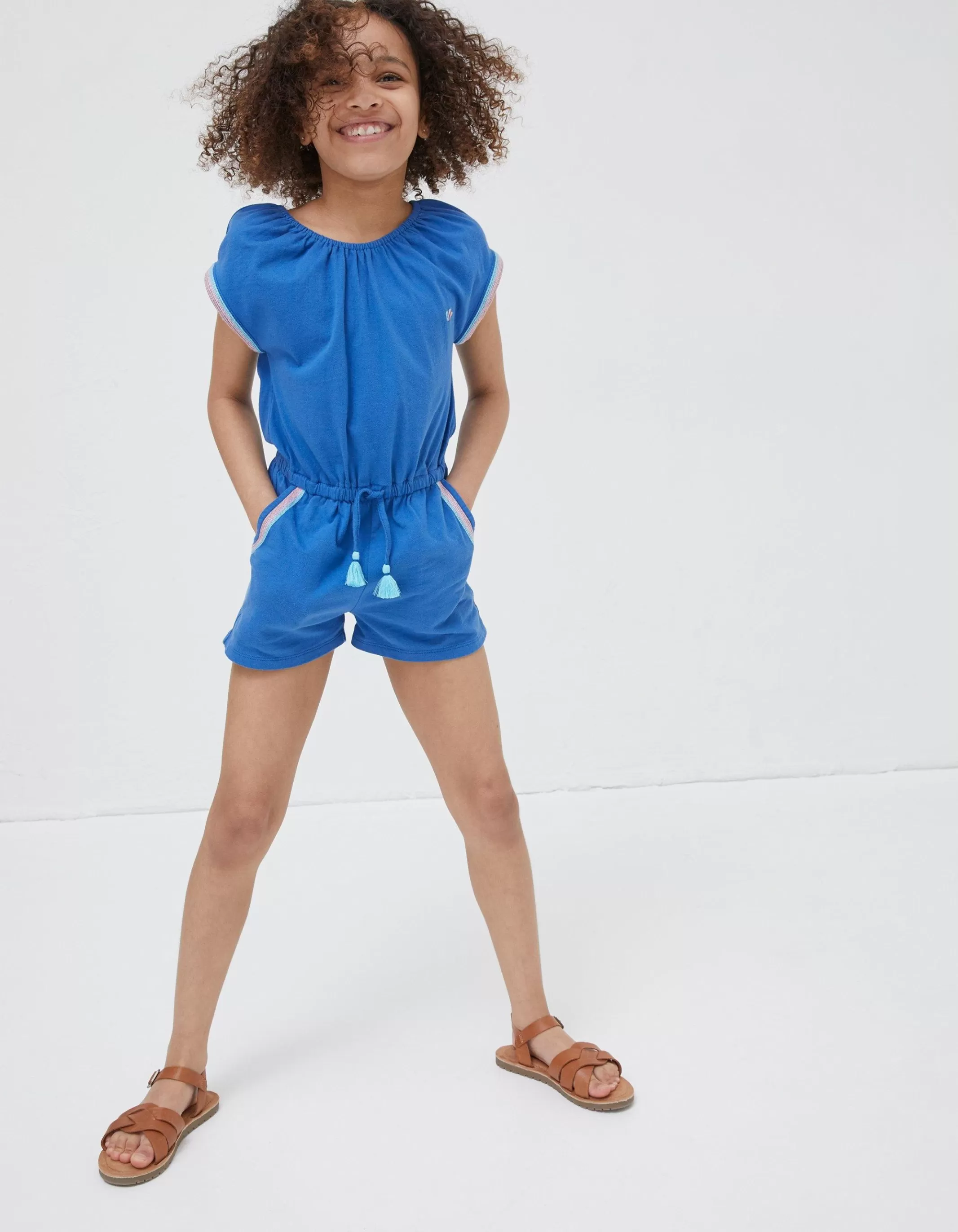 Store FatFace Mia Playsuit Cobalt Blue
