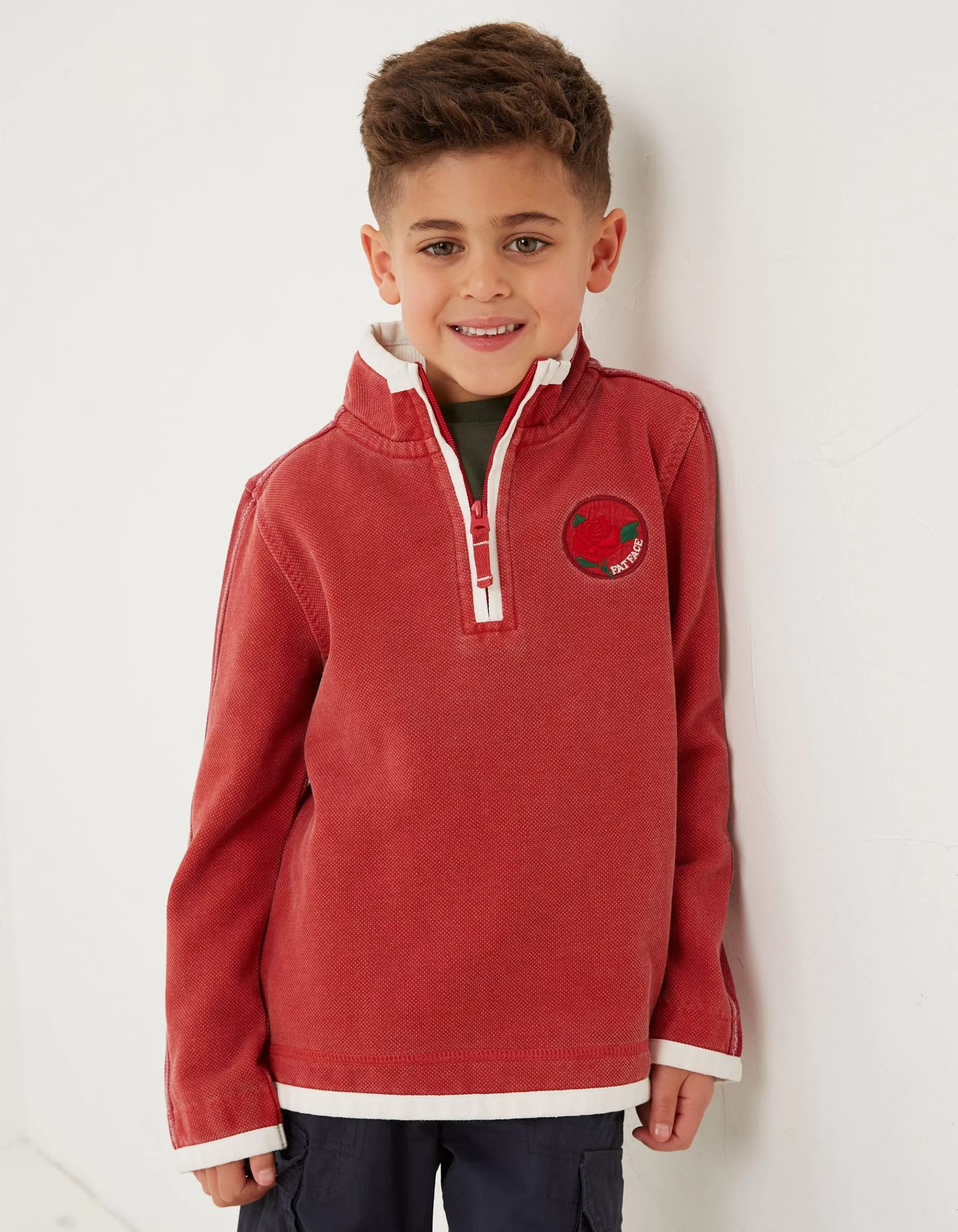 Fashion FatFace Mini England Airlie Sweat White