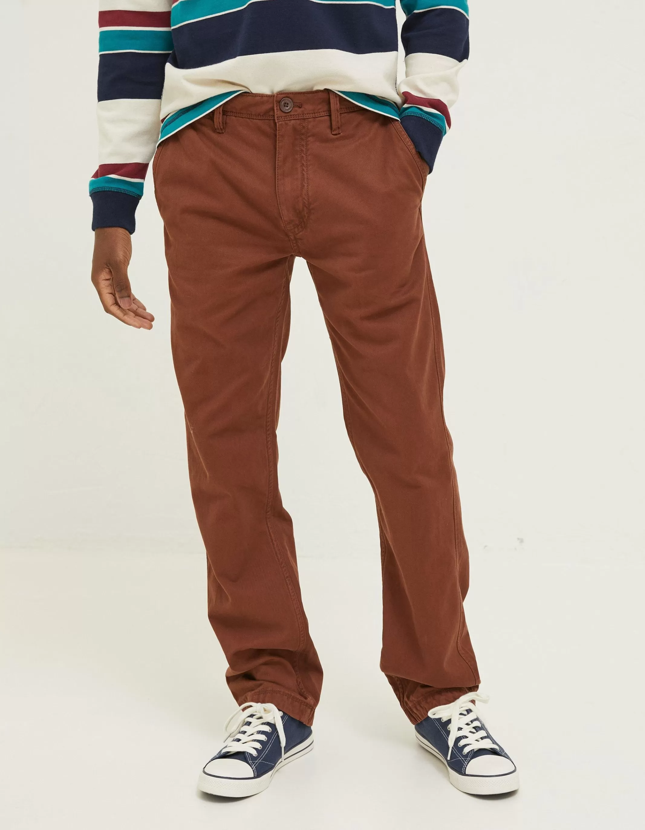 Shop FatFace Modern Coastal Chino Chestnut Brown