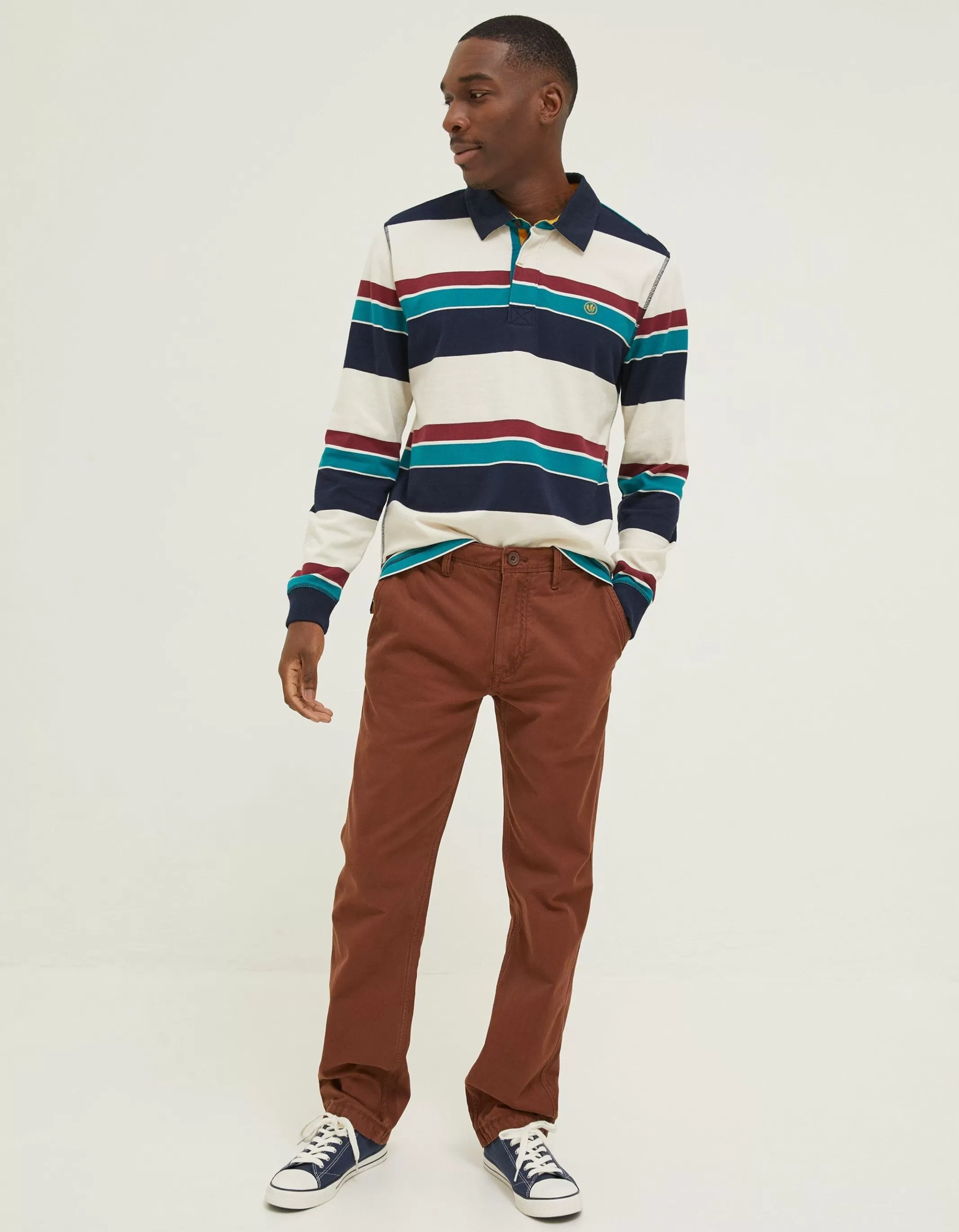 Shop FatFace Modern Coastal Chino Chestnut Brown