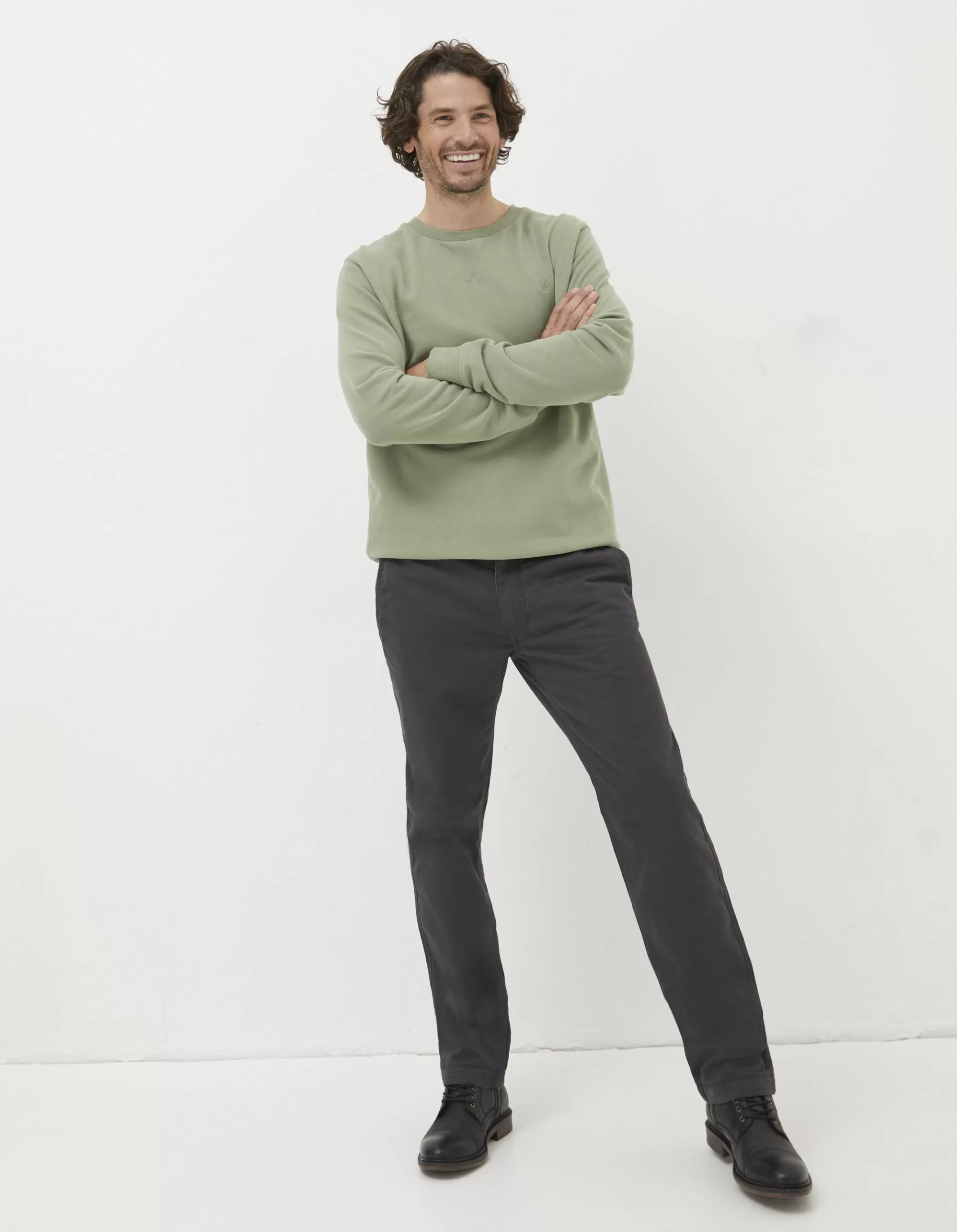 Clearance FatFace Modern Coastal Chinos Dark Grey