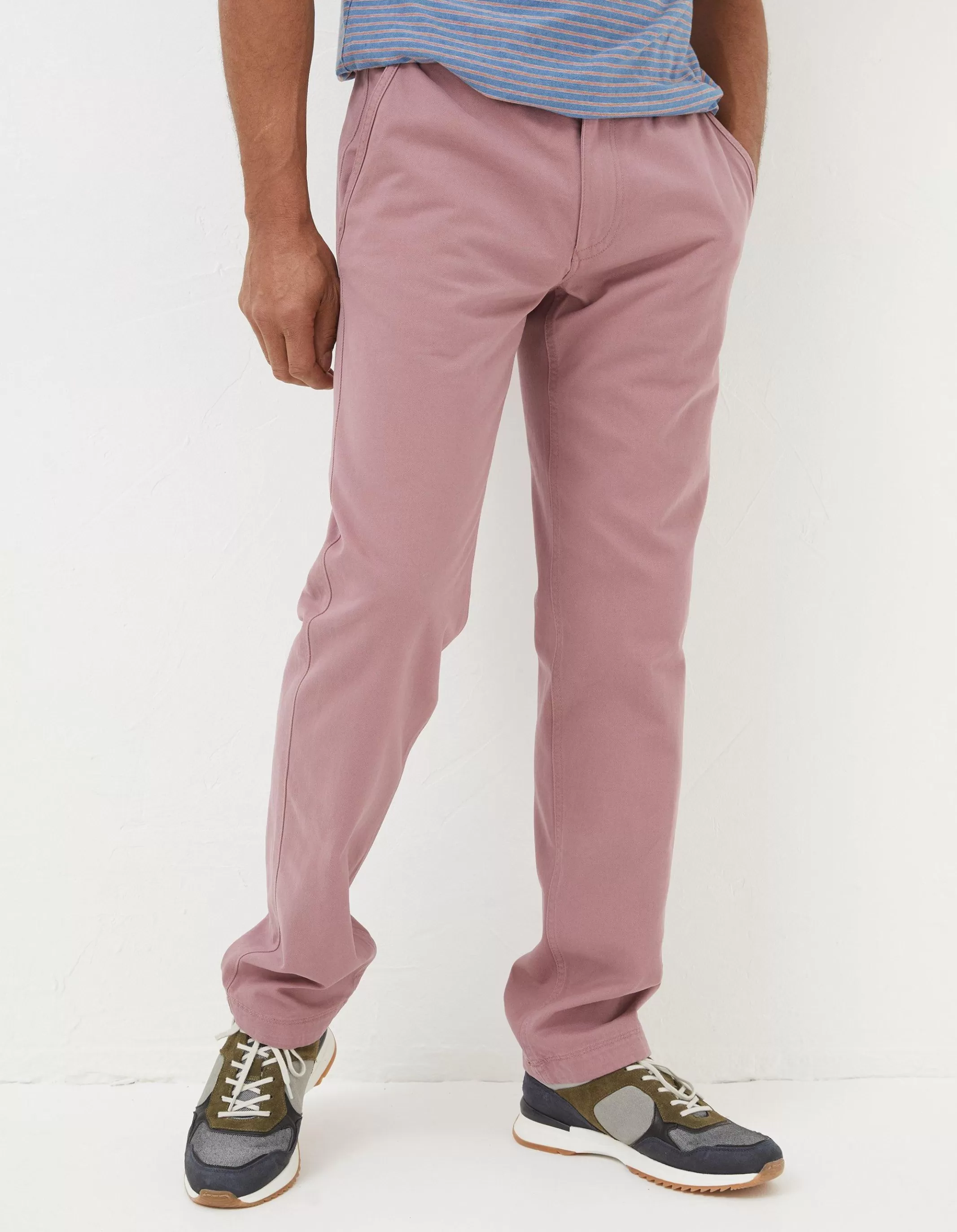 Shop FatFace Modern Coastal Chinos Washed Pink