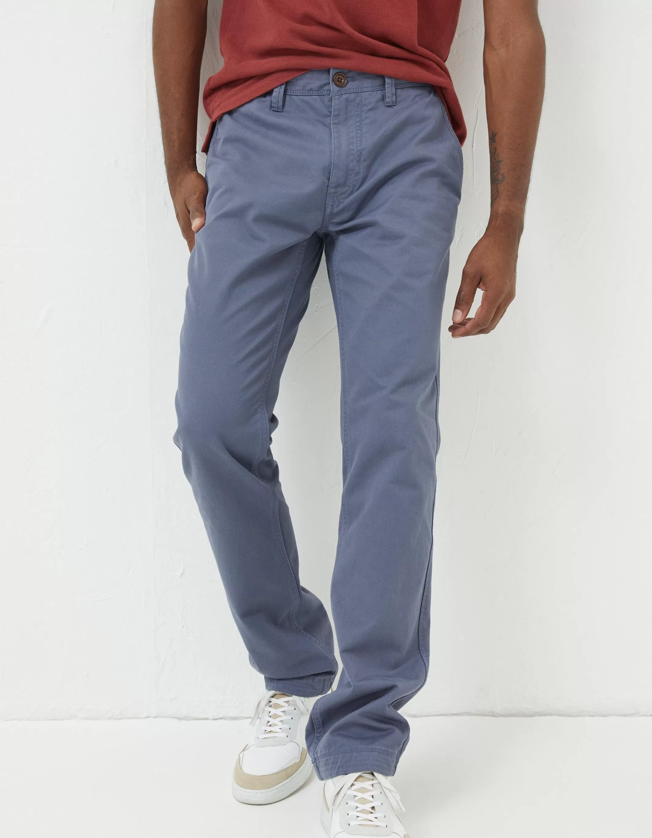 Clearance FatFace Modern Coastal Chinos Washed Blue
