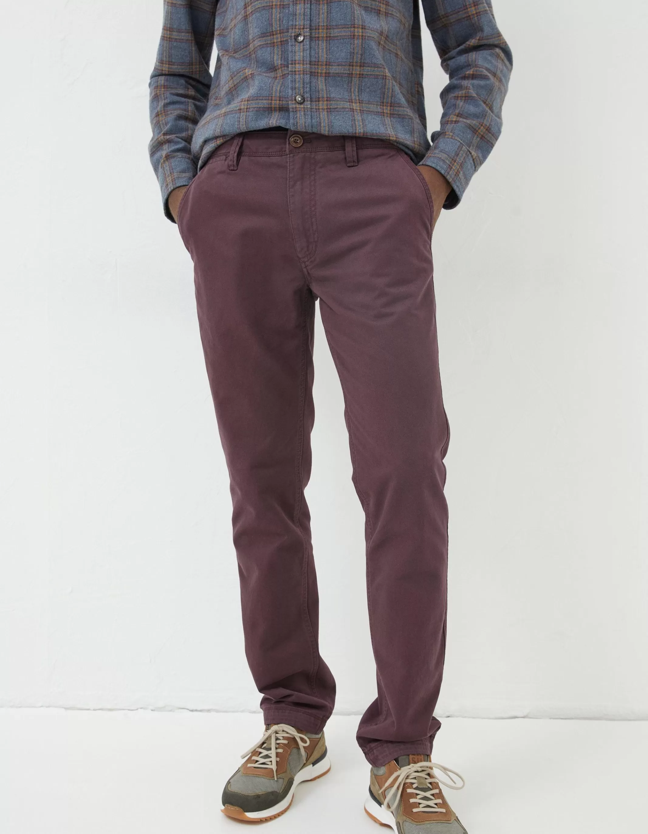 Shop FatFace Modern Coastal Chinos Plum