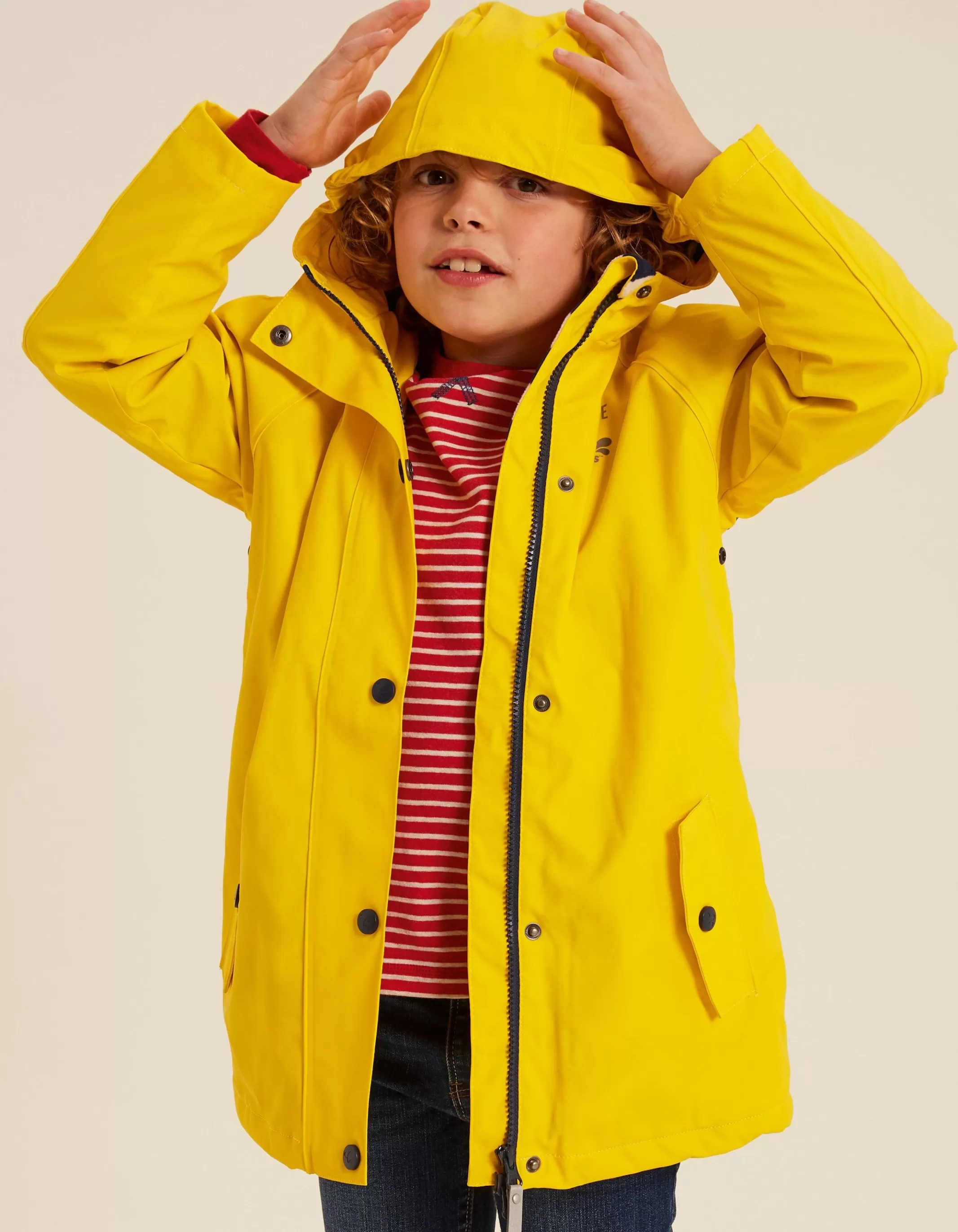 Store FatFace Muddy Puddle Puddleflex Plain Jacket Sunshine