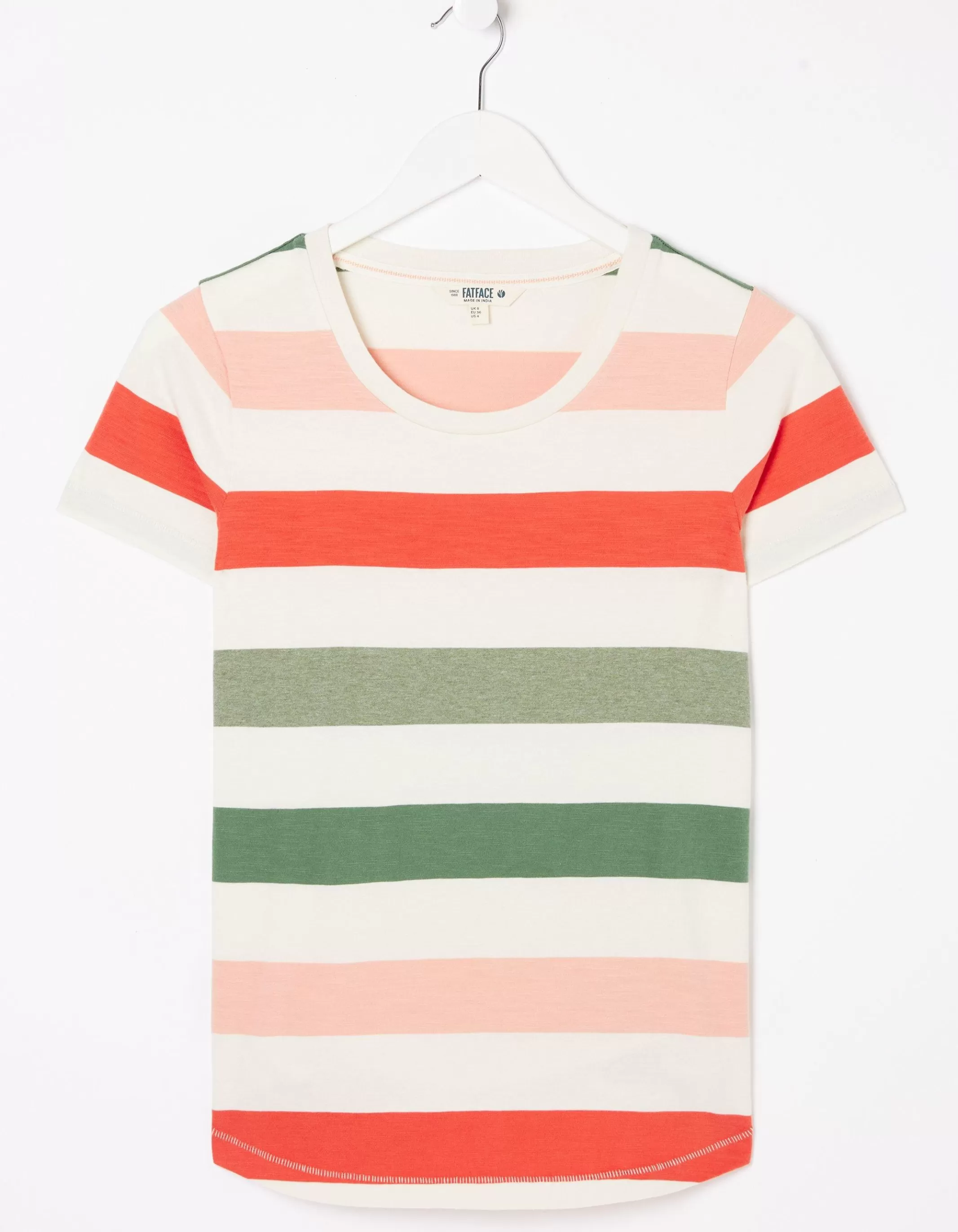 Cheap FatFace Natalie Stripe Tee Multi