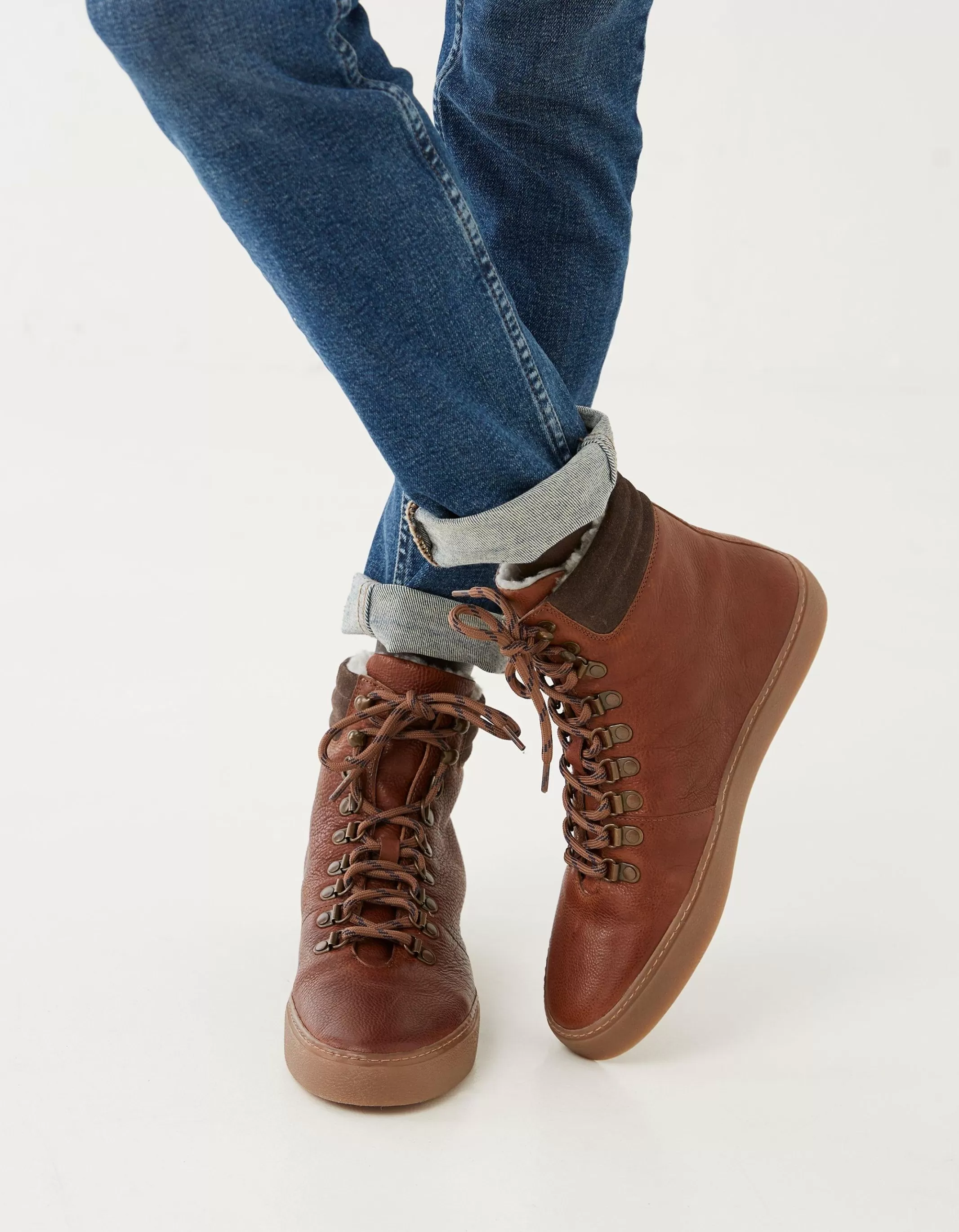 Best FatFace Nicky Hybrid Hiker Boots Chestnut