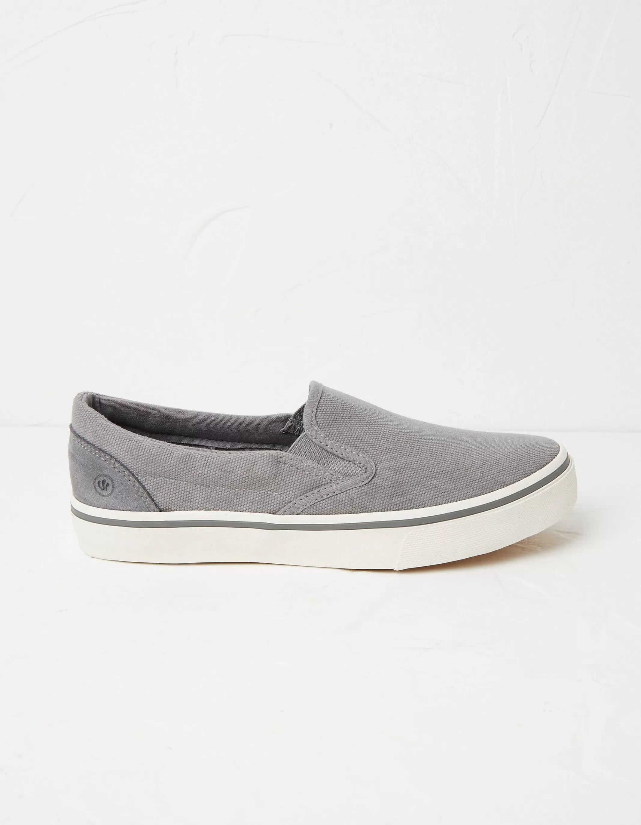 Fashion FatFace Ollie Slip On Trainers Grey