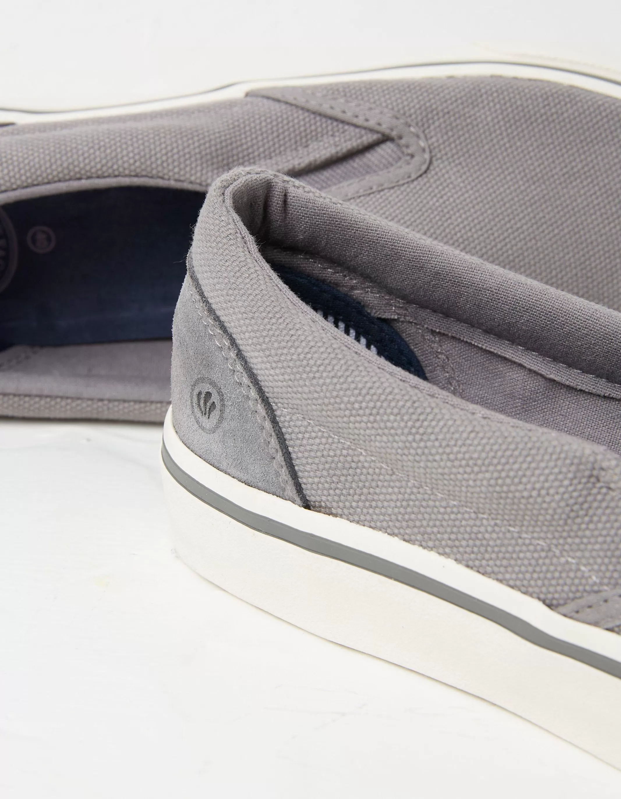 Fashion FatFace Ollie Slip On Trainers Grey