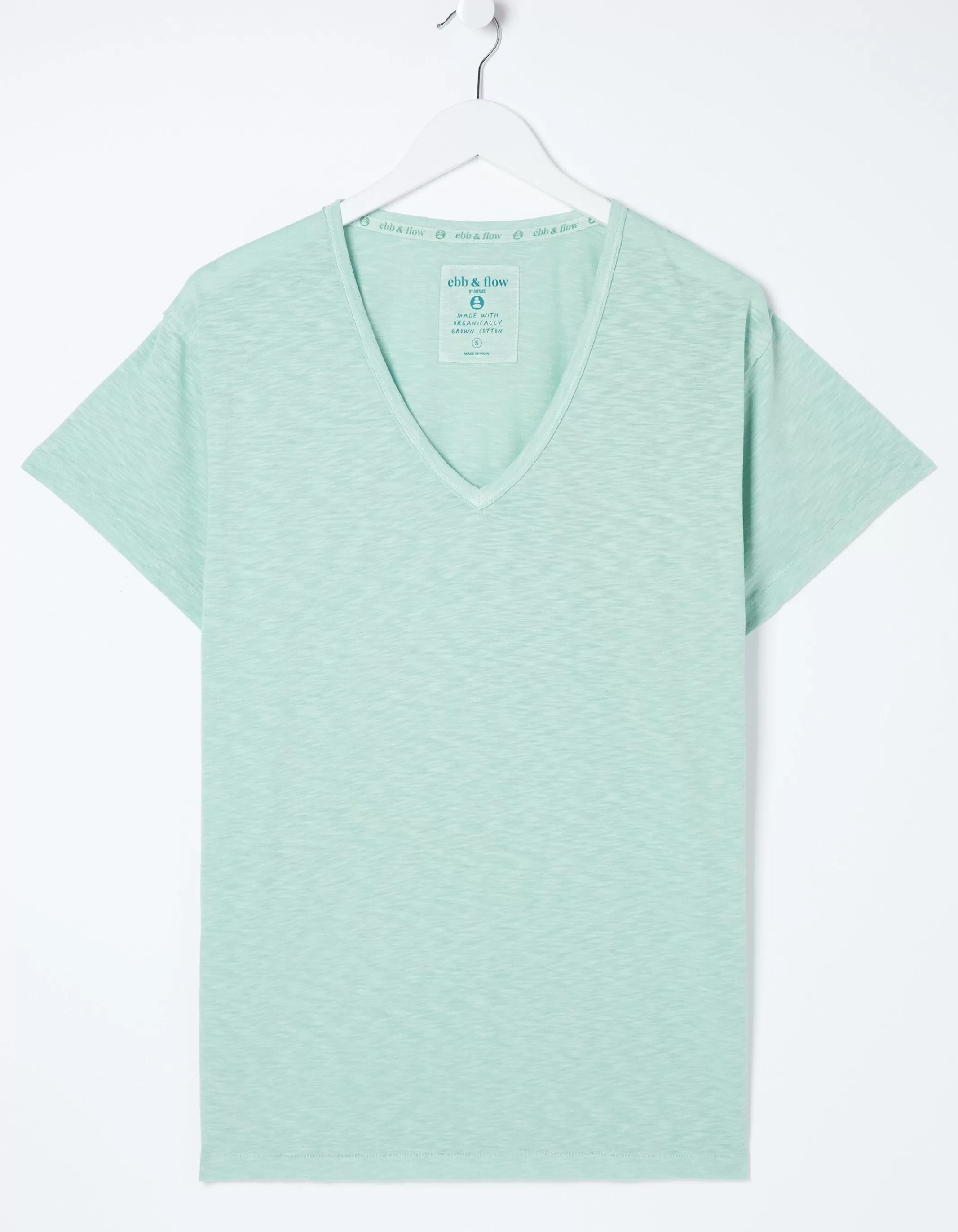 Store FatFace Organic Cotton Abi Tee Ice Blue