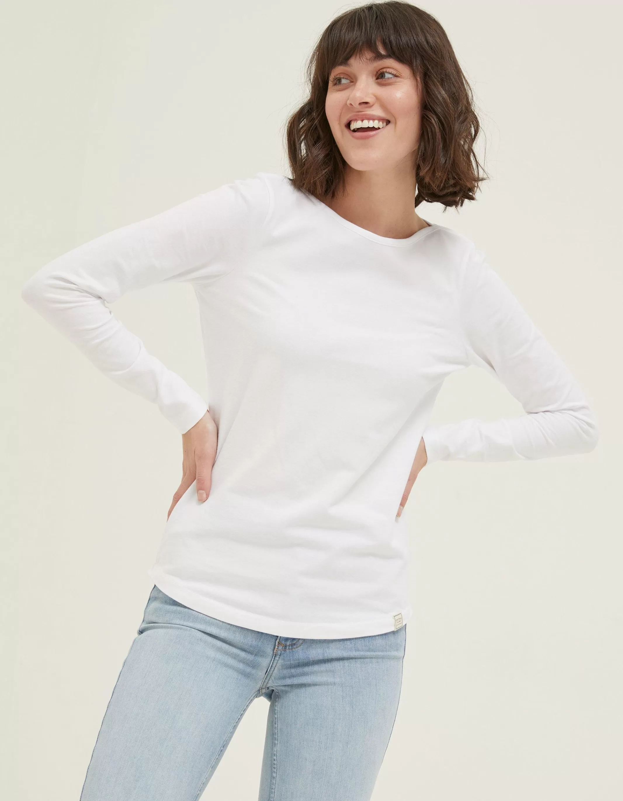 Store FatFace Organic Cotton Bree T-Shirt White
