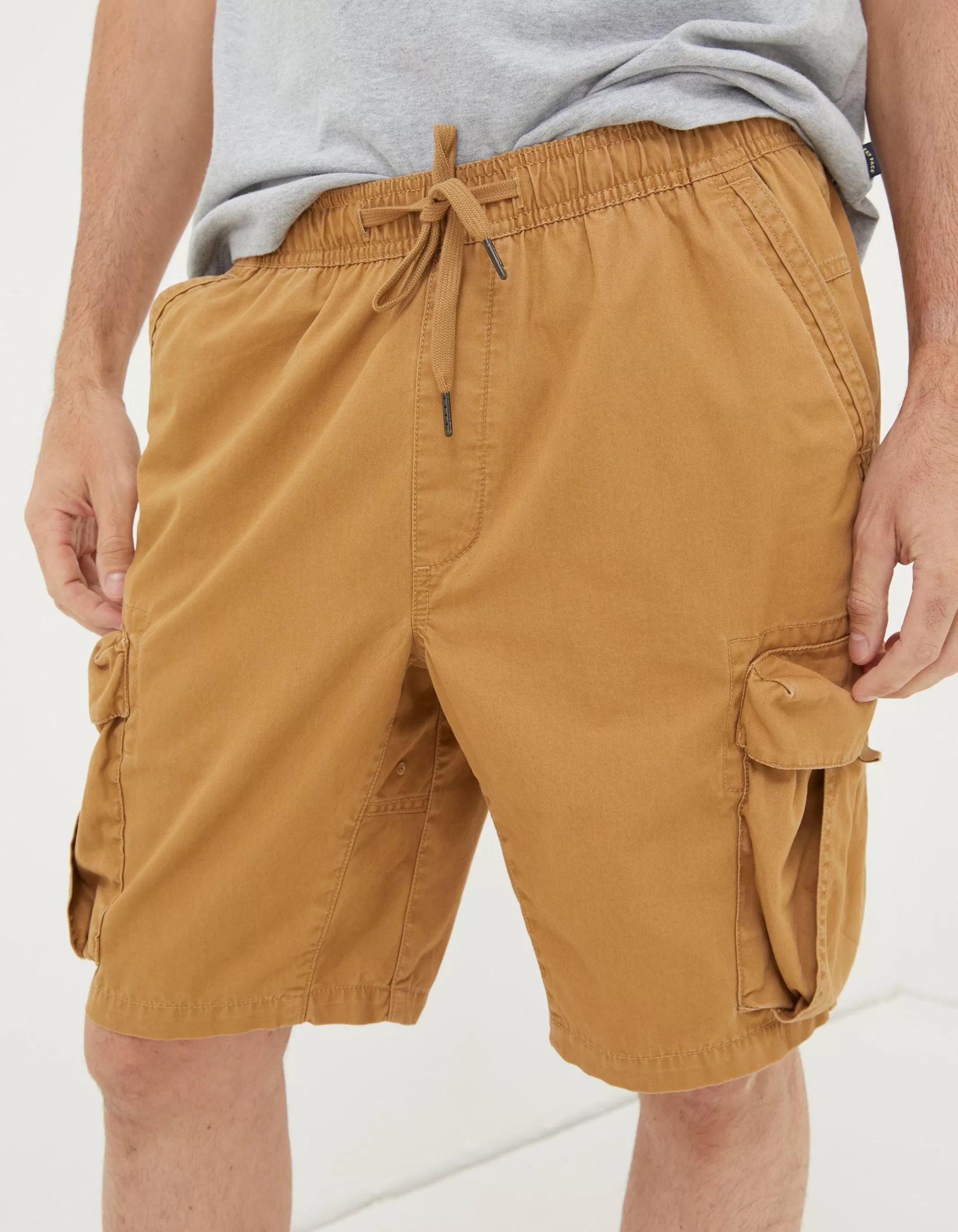 Hot FatFace Padstow Pull On Cargo Shorts Tan
