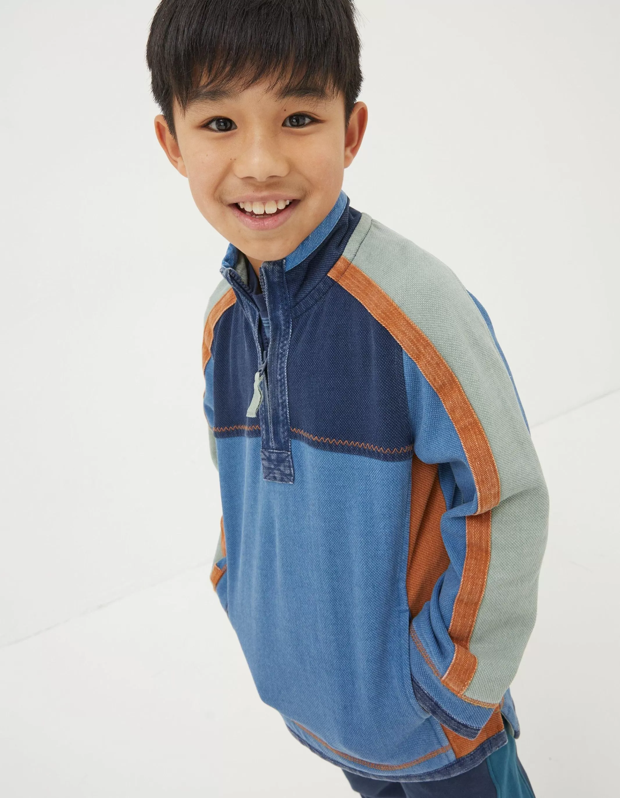 New FatFace Panel Airlie Navy