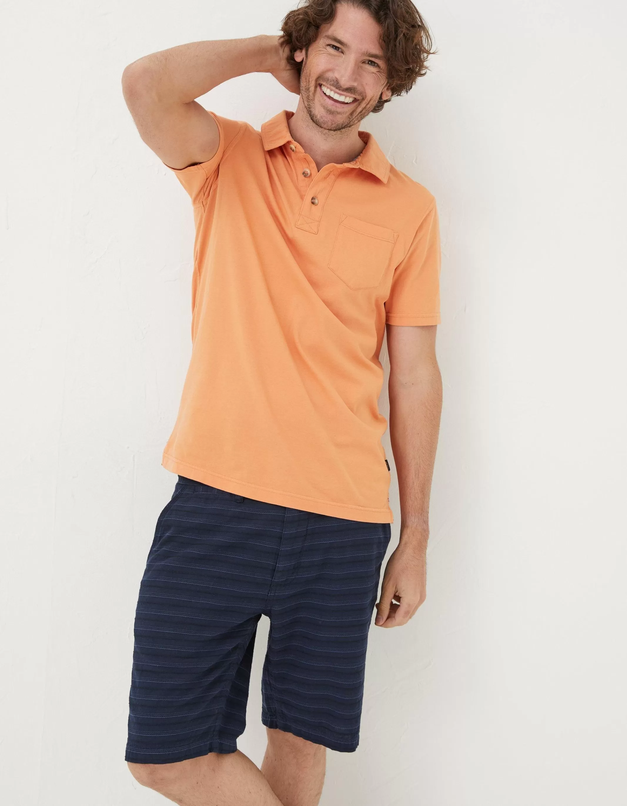 Fashion FatFace Perranporth Polo Dusky Orange
