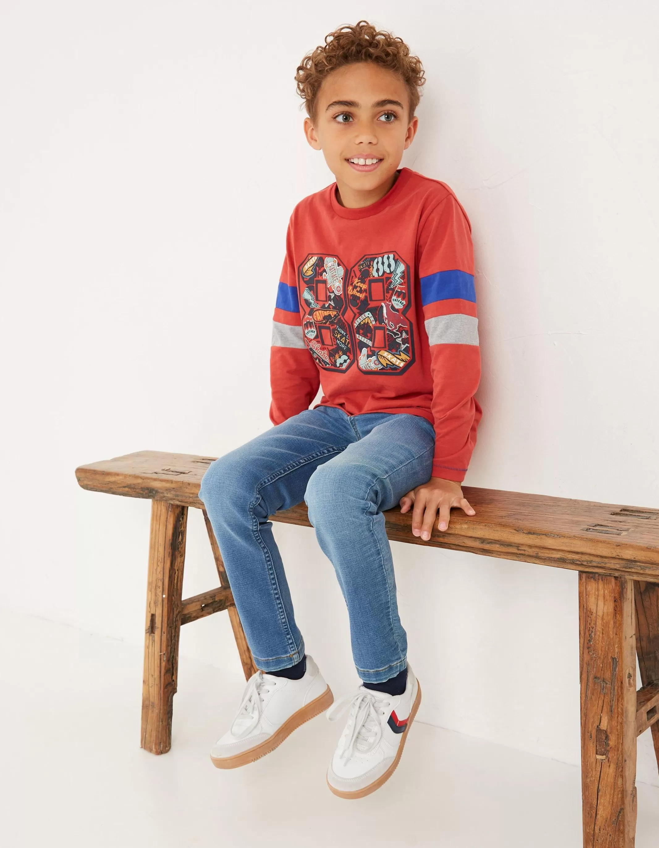 Shop FatFace Perry Pull On Jeans Light Wash
