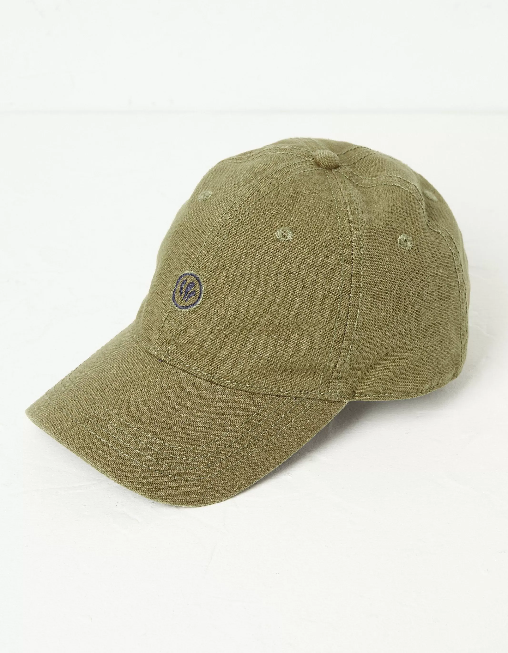 Sale FatFace Plain Baseball Cap Khaki