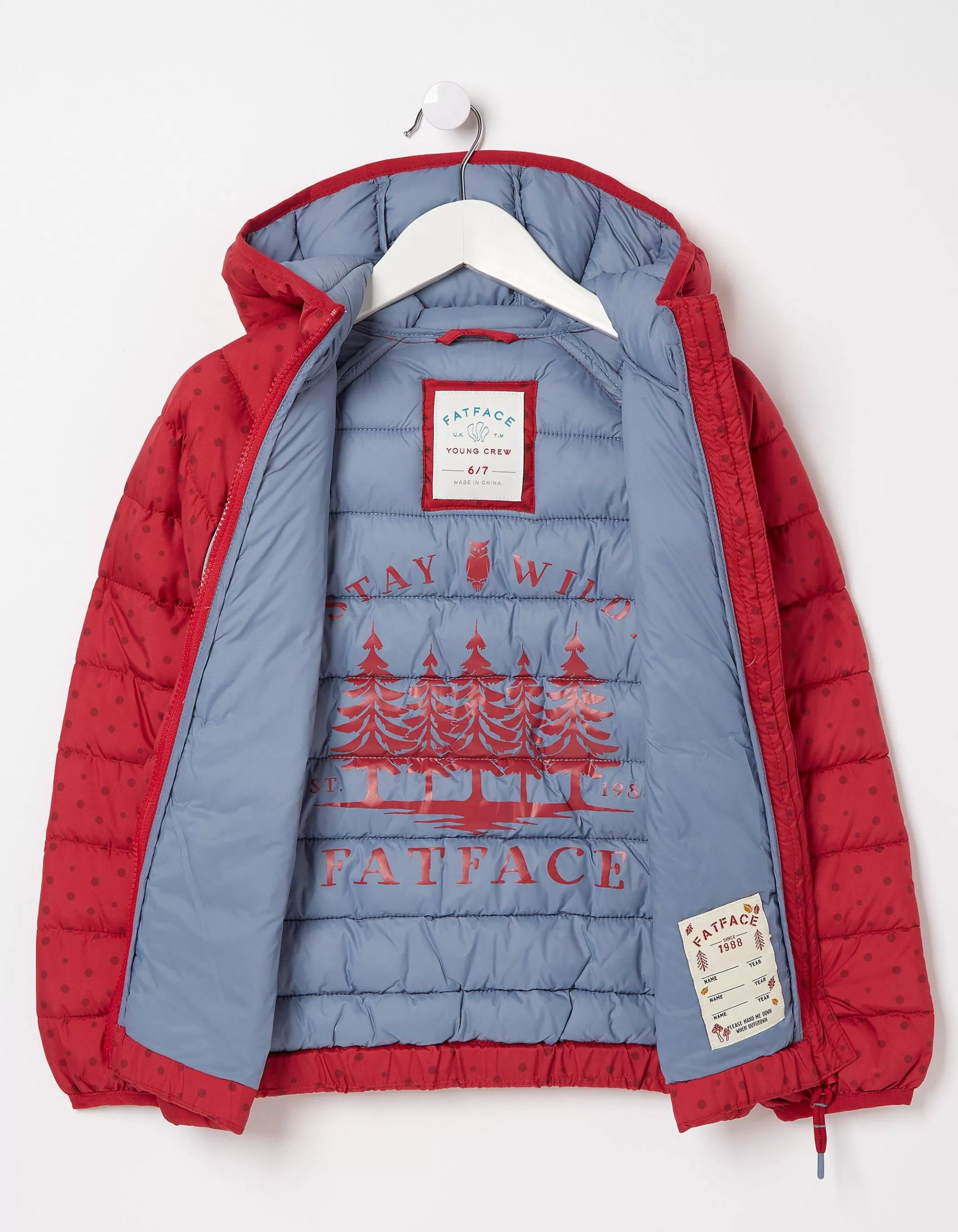 Best FatFace Poppy Padded Jacket Red