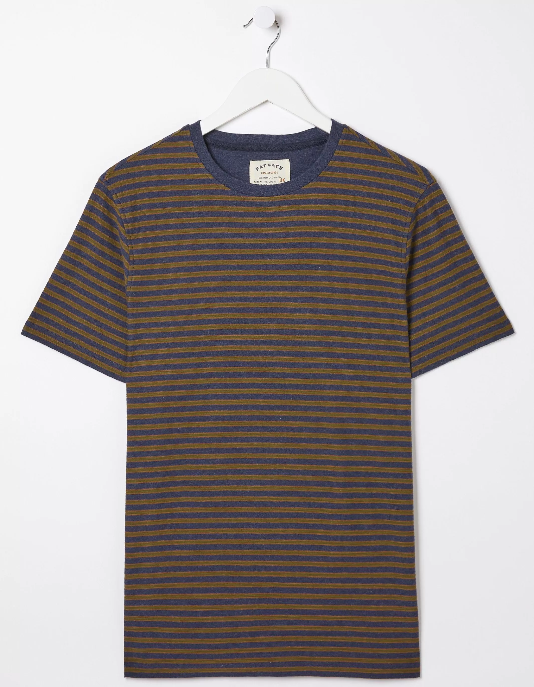 Best FatFace Porth Stripe T-Shirt Indigo Blue