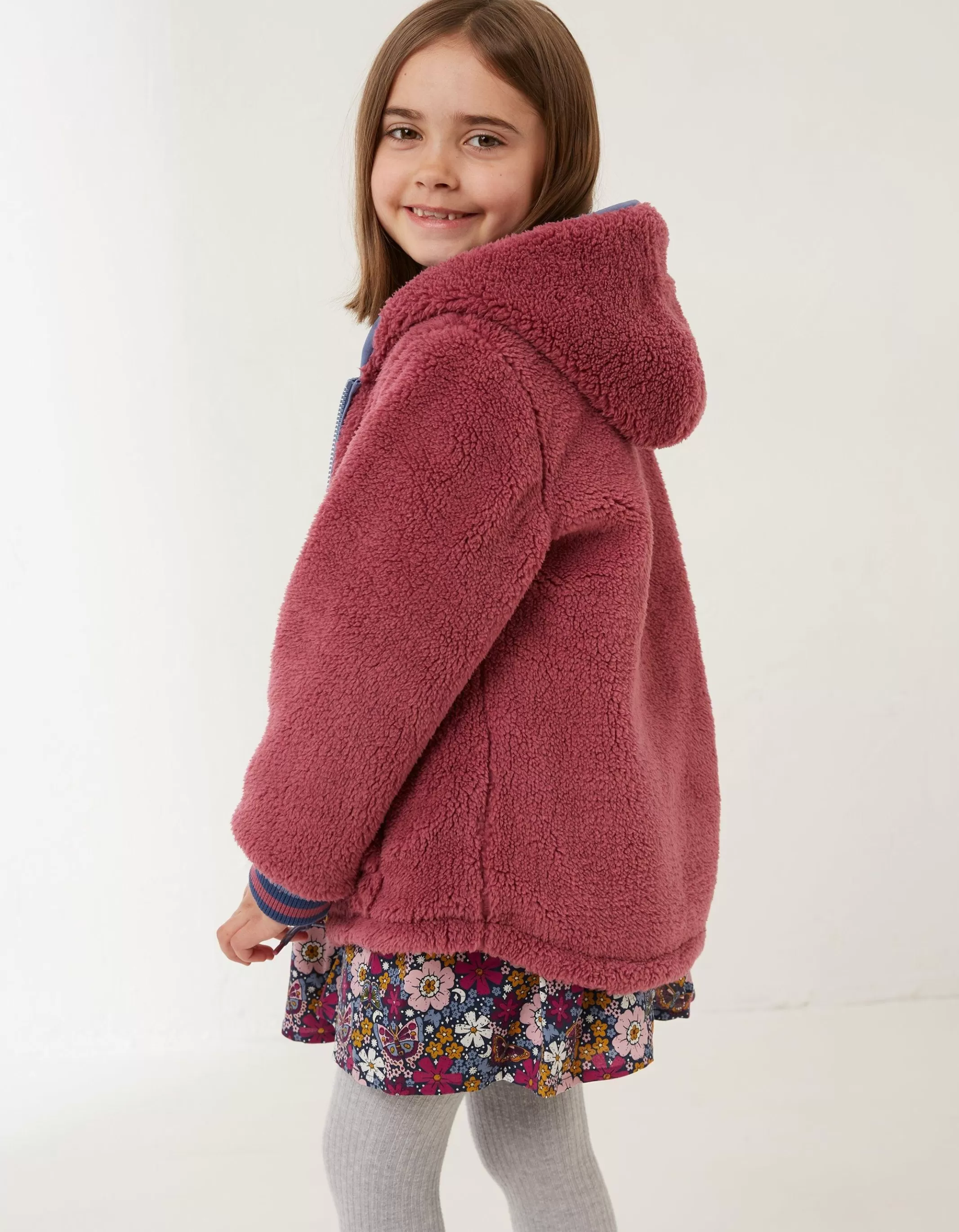 Best Sale FatFace Reversible Star Jacket Navy