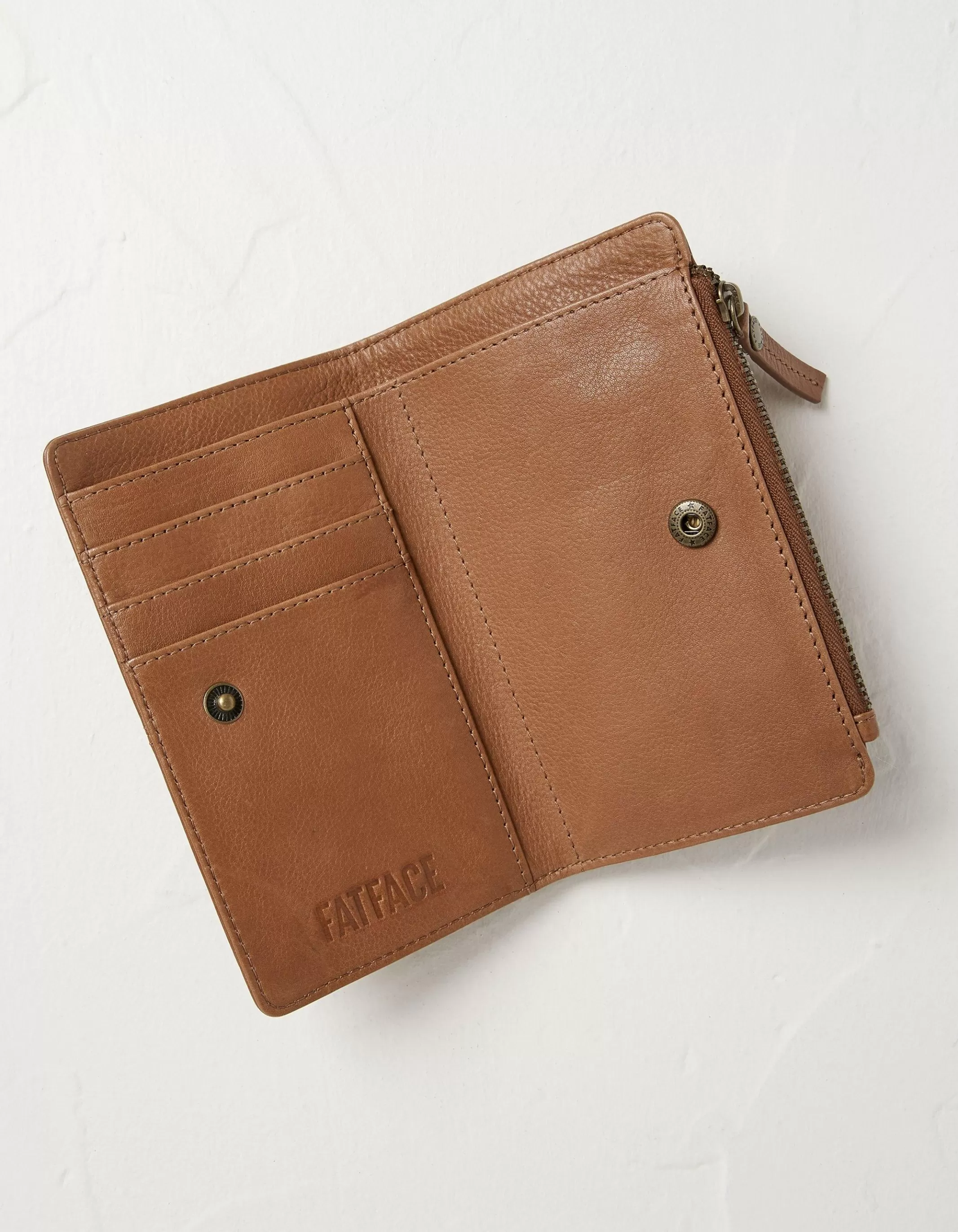 Best FatFace Rita Cardholder Zip Coin Purse Tan