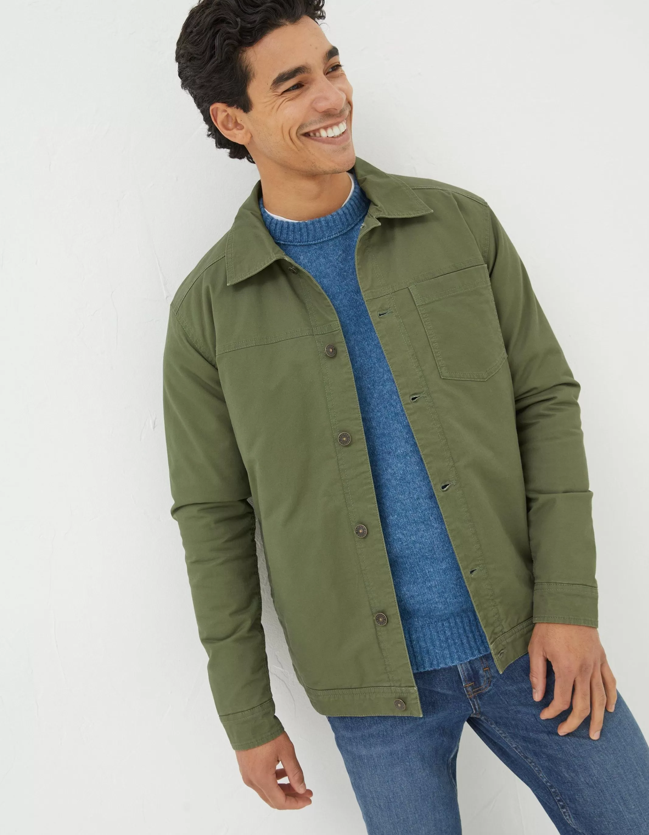 Outlet FatFace Rutland Jacket Khaki Green