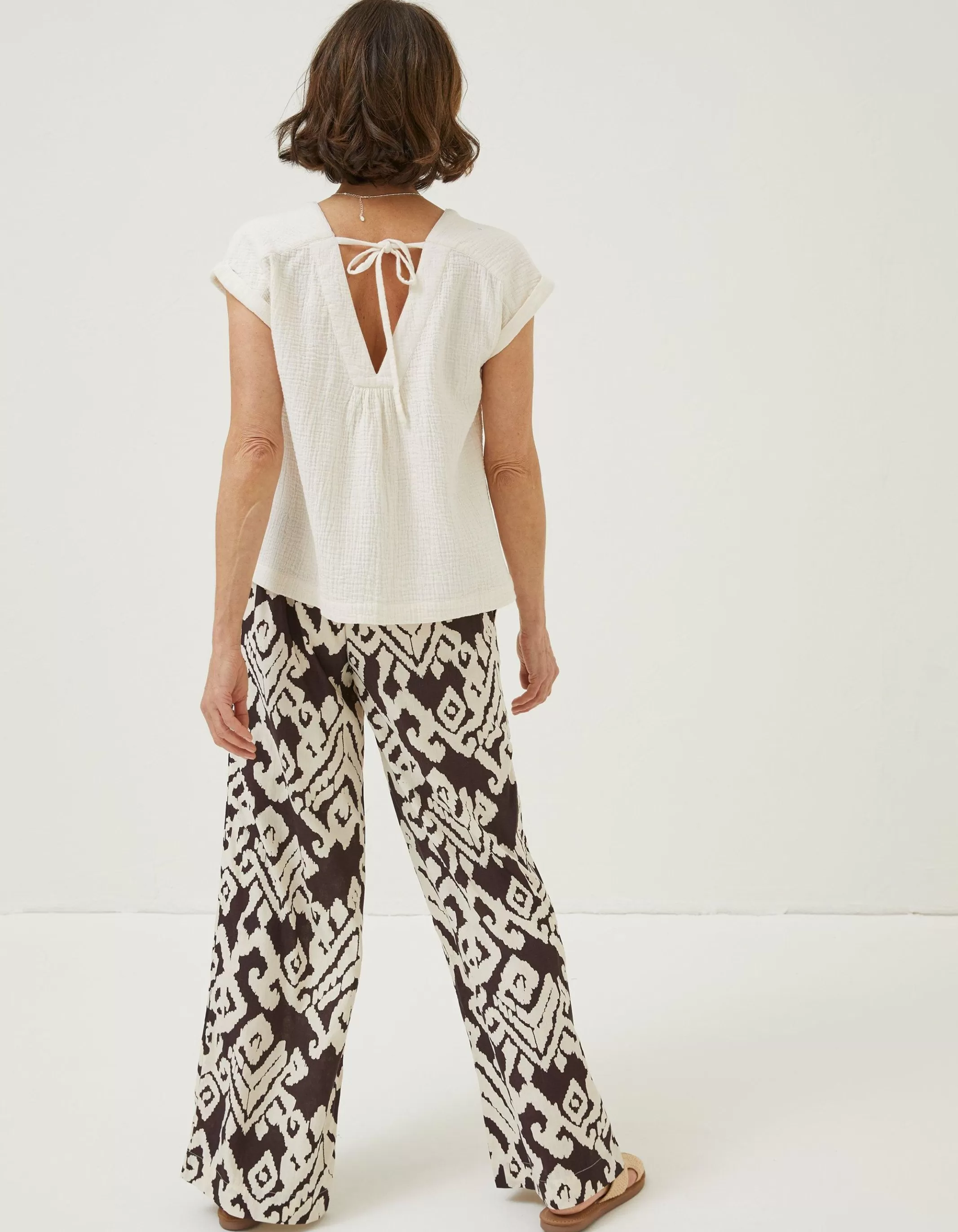 Shop FatFace Sadie Blouse Ivory