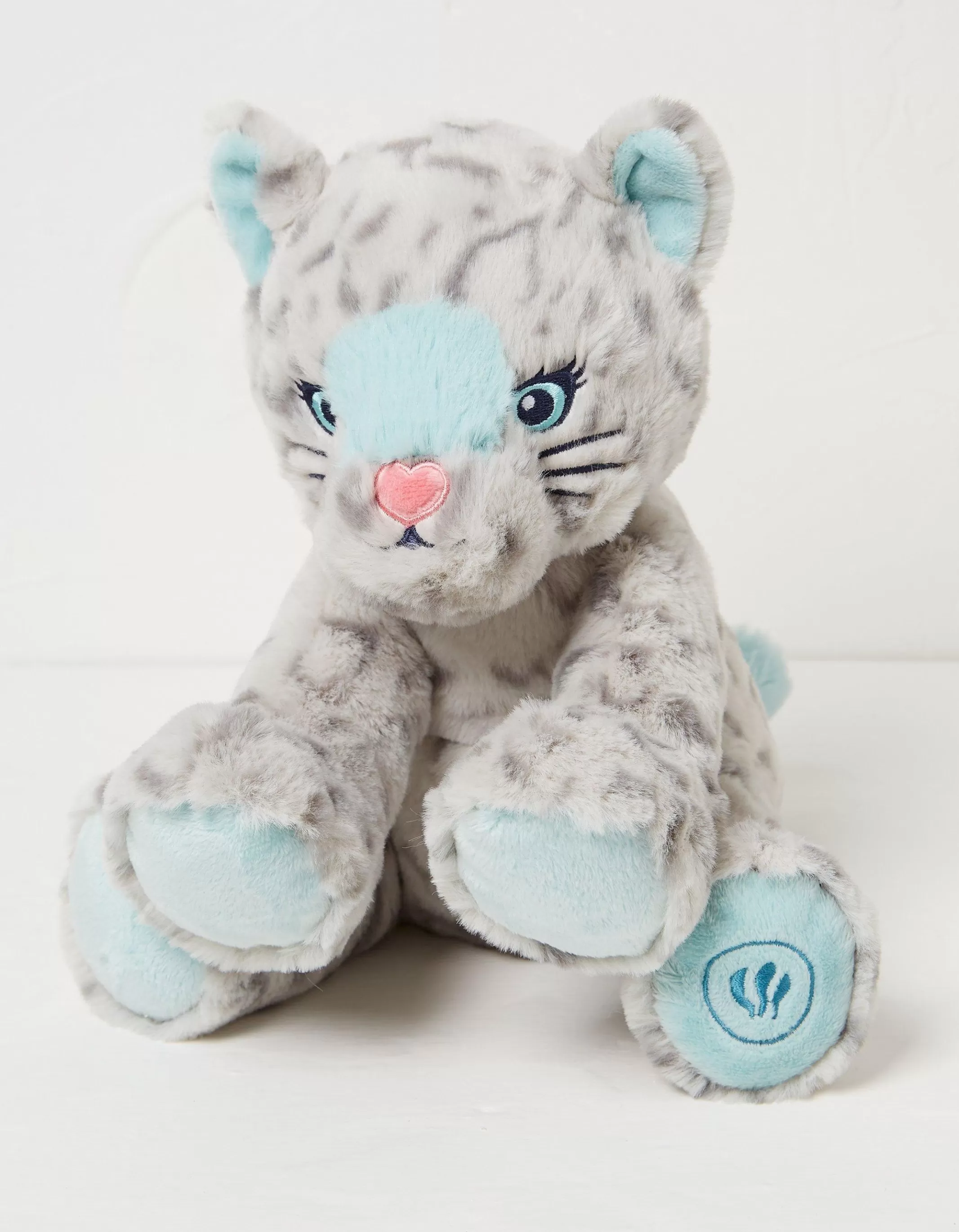 Discount FatFace Sadie Snow Leopard Toy Grey