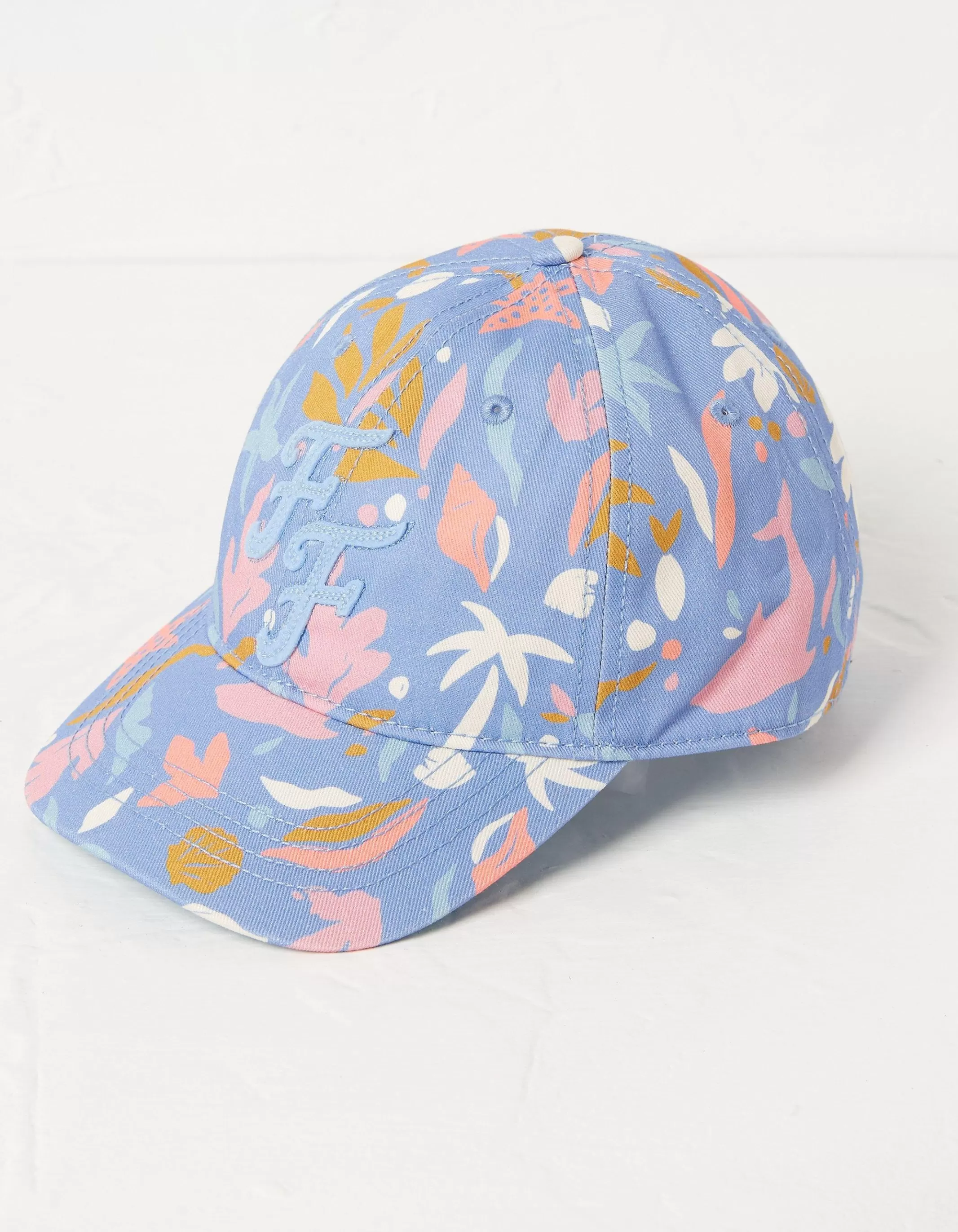 Online FatFace Sea Scape Cap Bright Blue