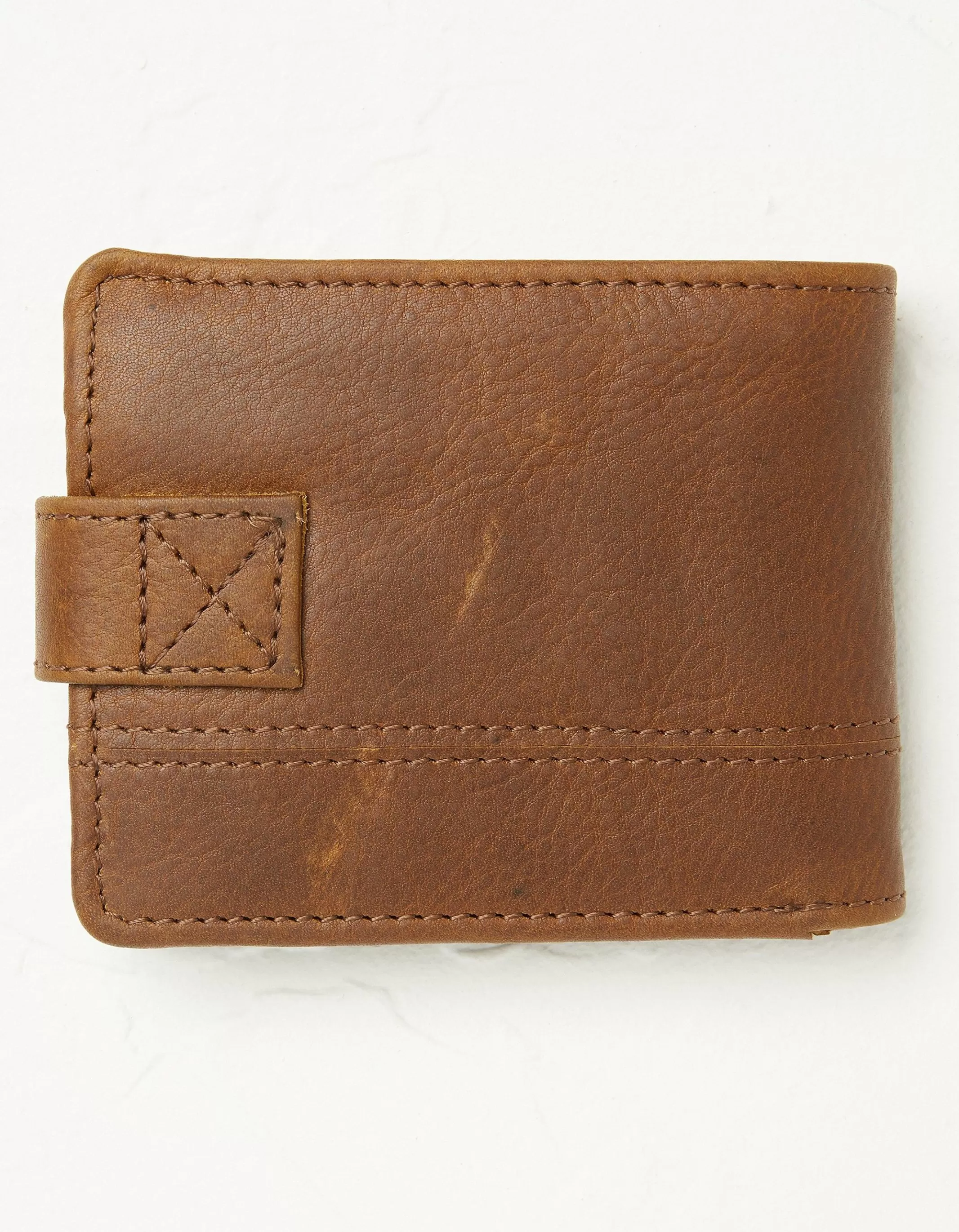 Online FatFace Seamed Leather Wallet Tan