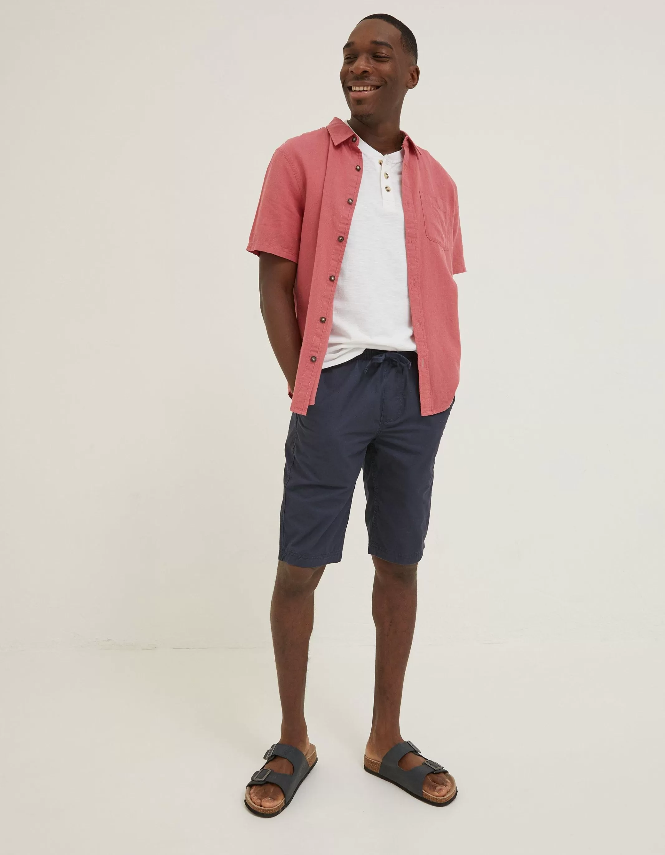 Online FatFace Seaton Pull On Shorts Navy