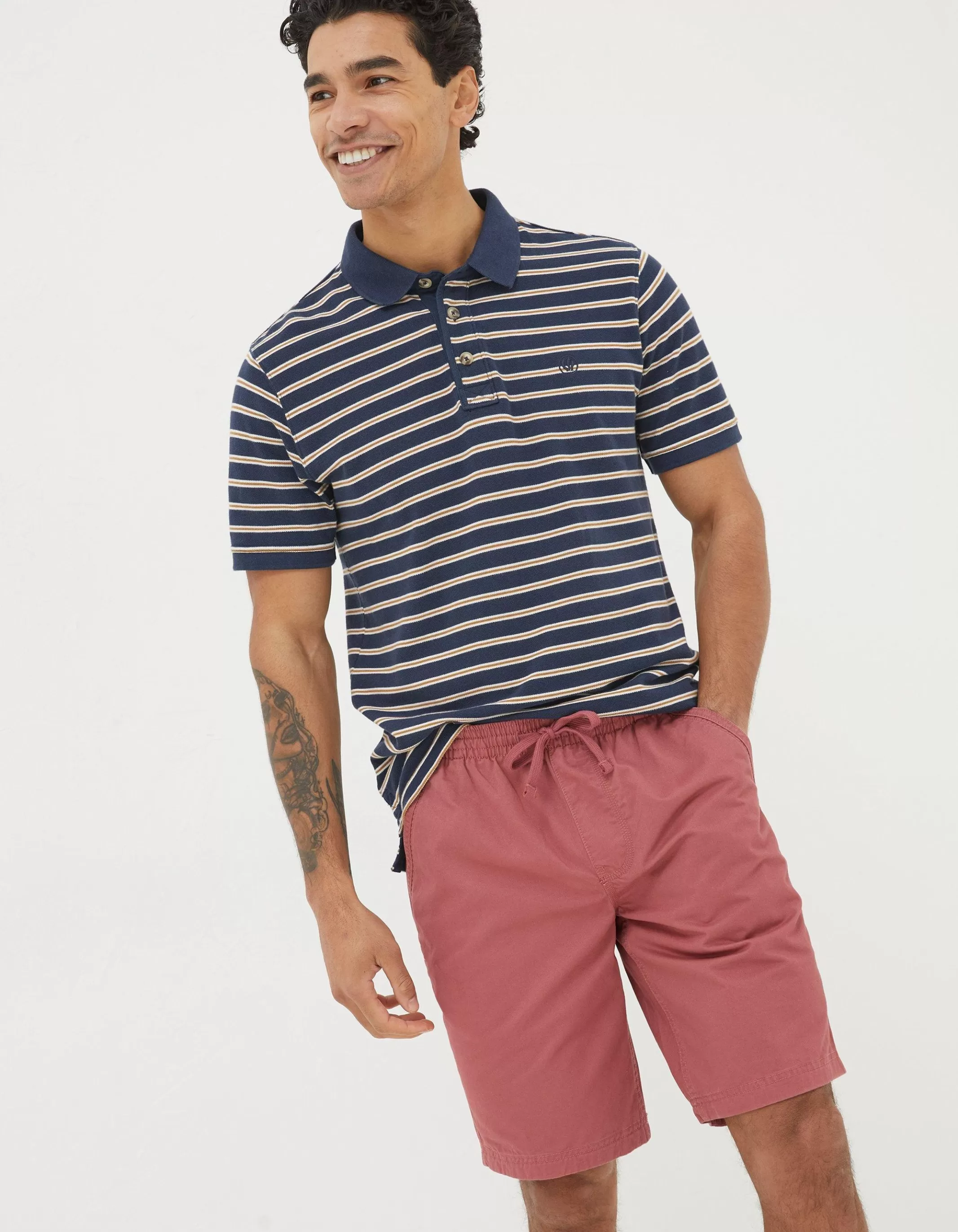 Flash Sale FatFace Seaton Pull On Shorts Washed Red