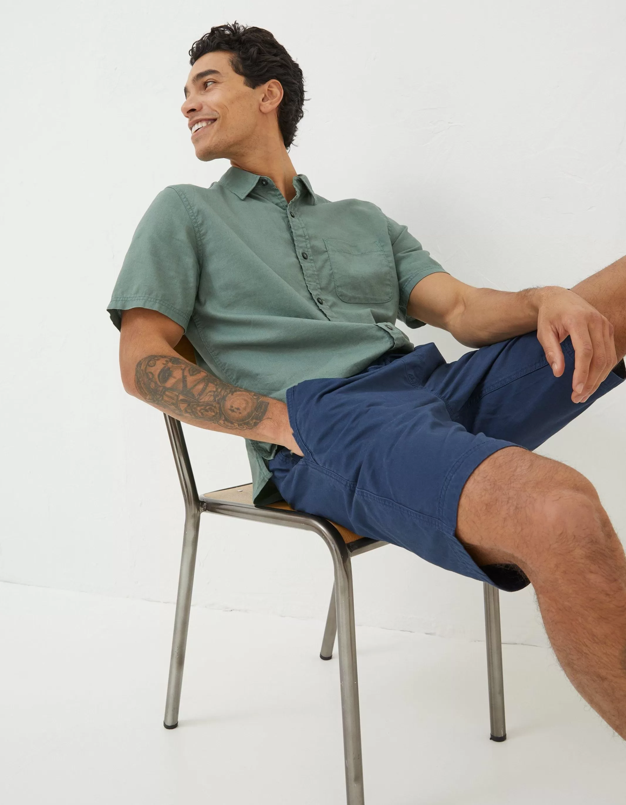 Online FatFace Seaton Pull On Shorts Navy