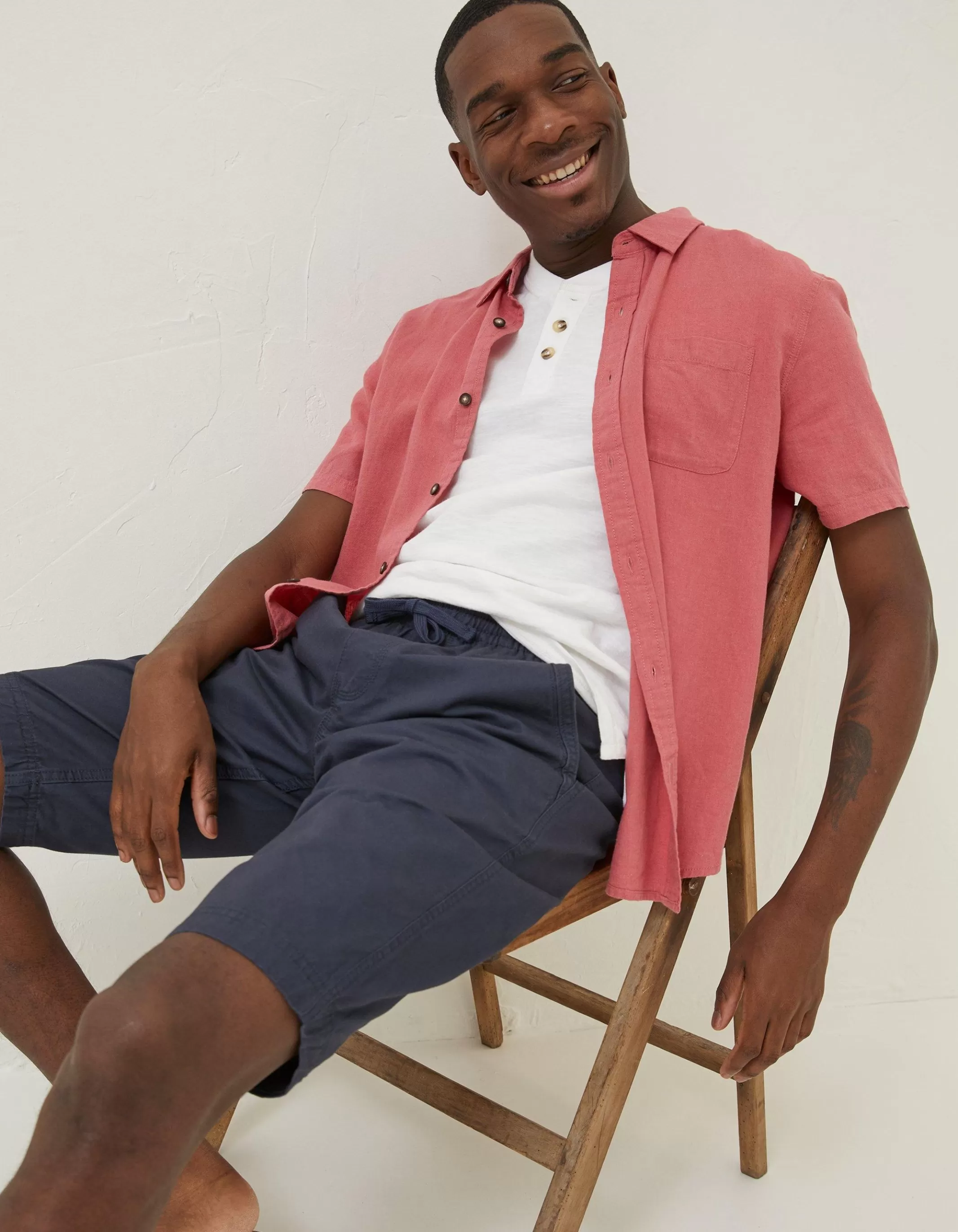 Online FatFace Seaton Pull On Shorts Navy