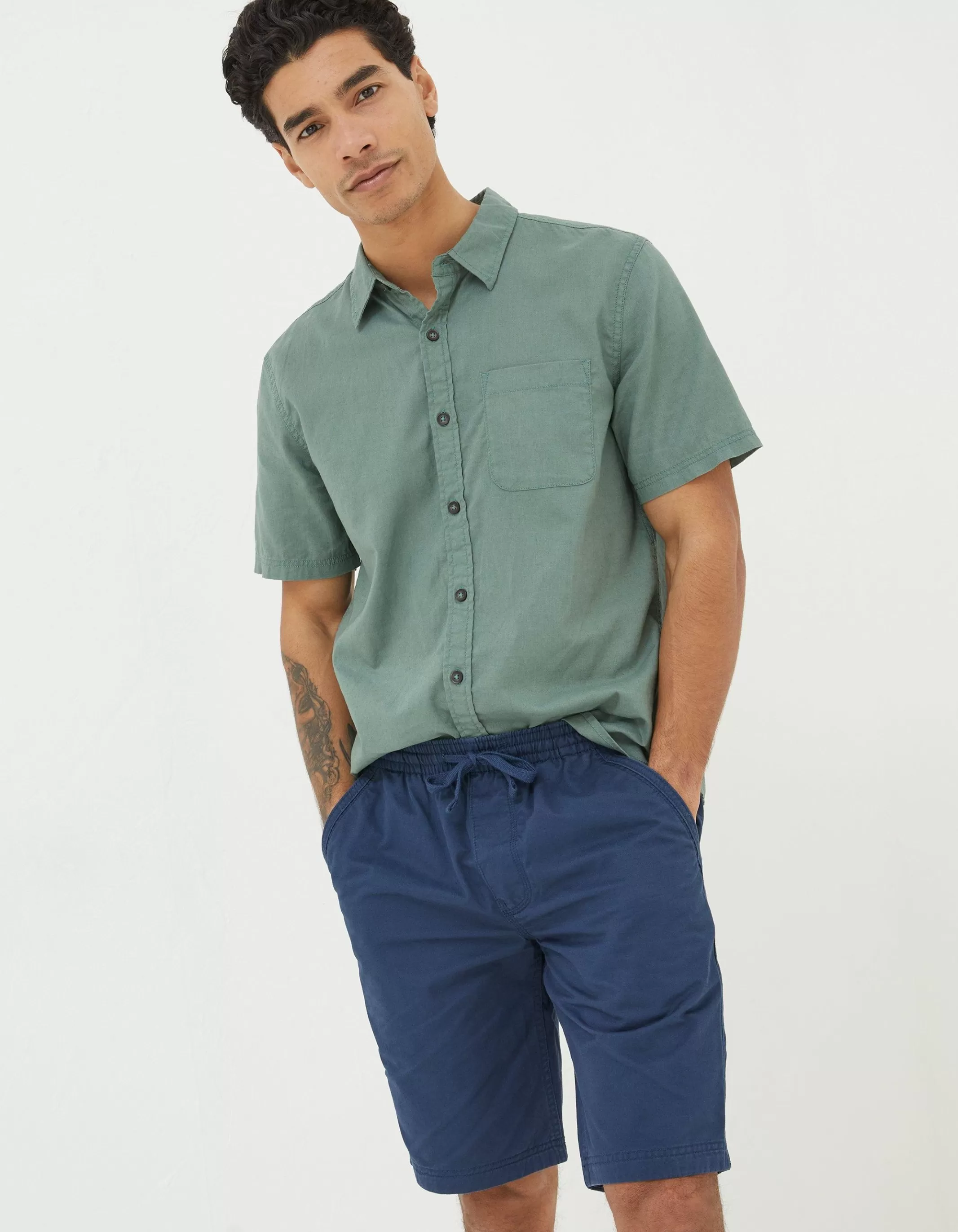 Online FatFace Seaton Pull On Shorts Navy