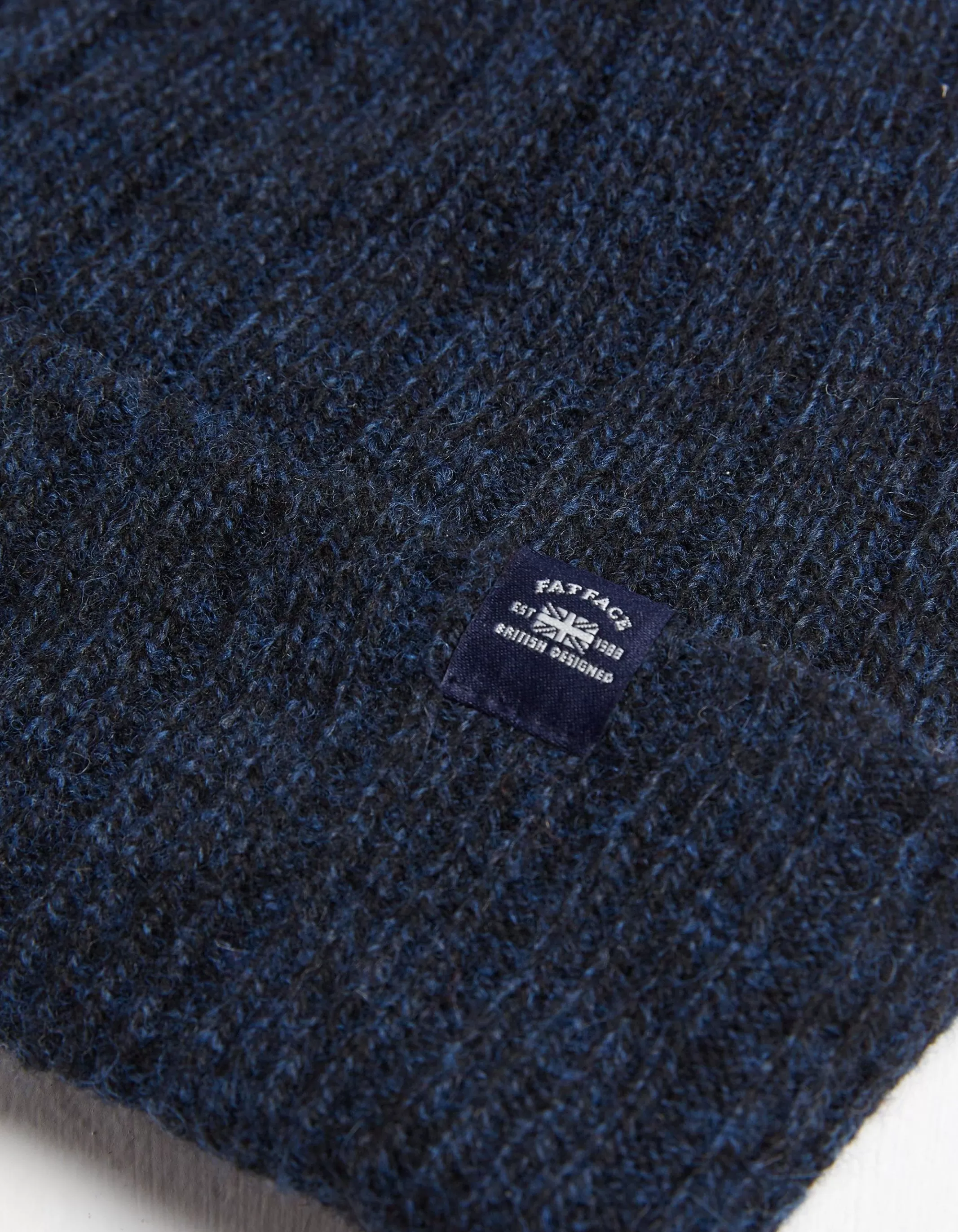 Best FatFace Sebastian Rib Beanie Navy