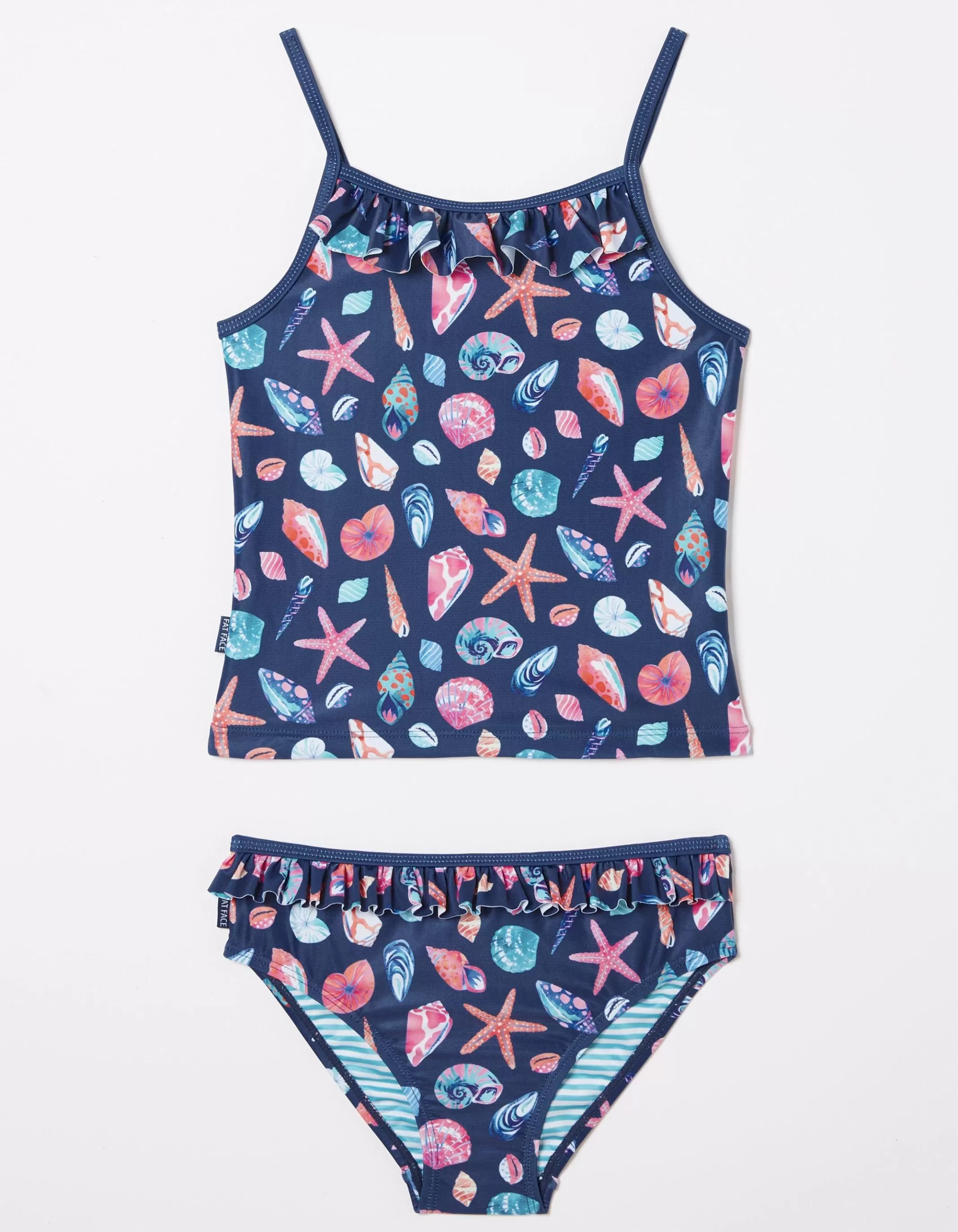 Store FatFace Shell Tankini Navy