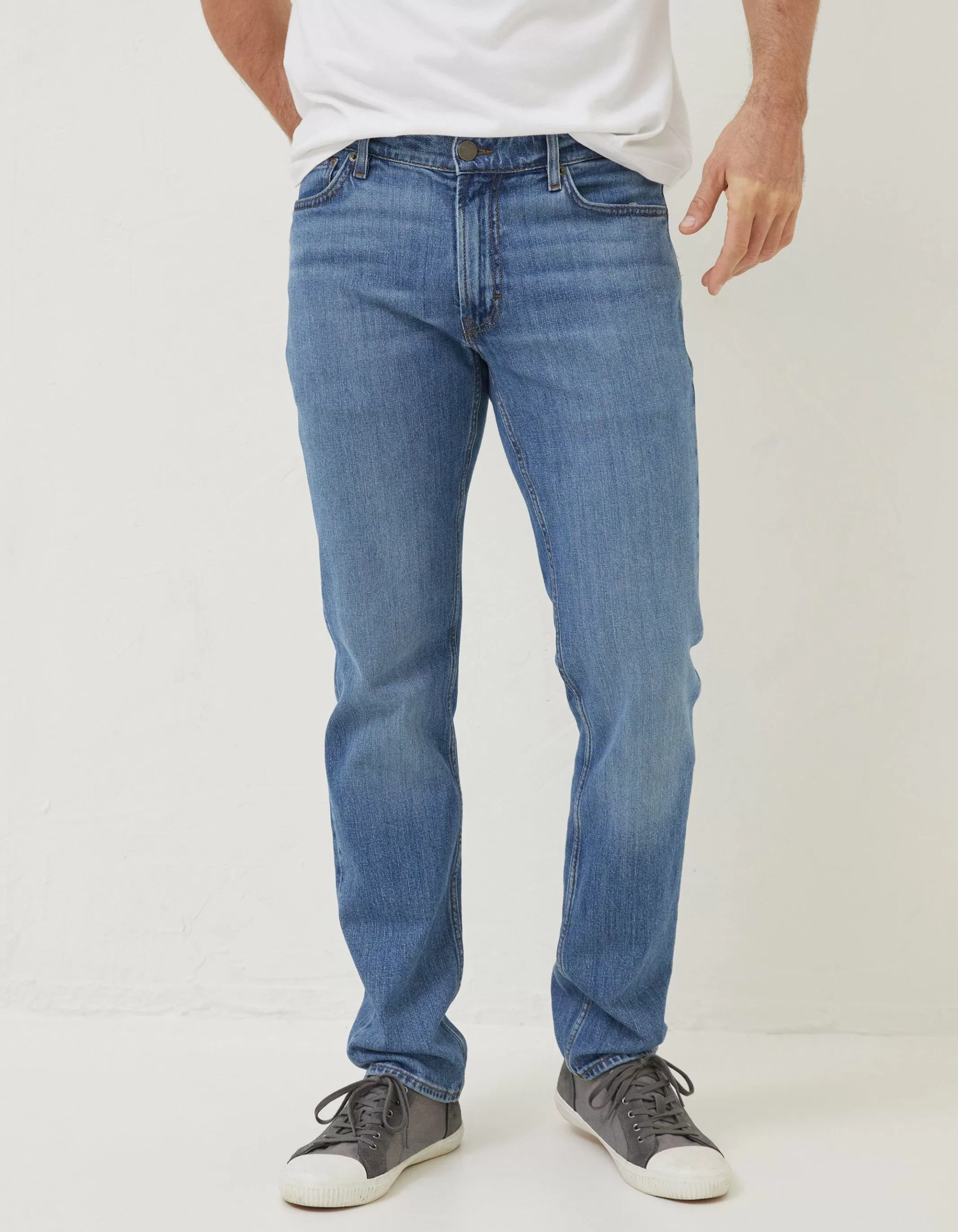 Discount FatFace Slim Authentic Wash Jeans Denim