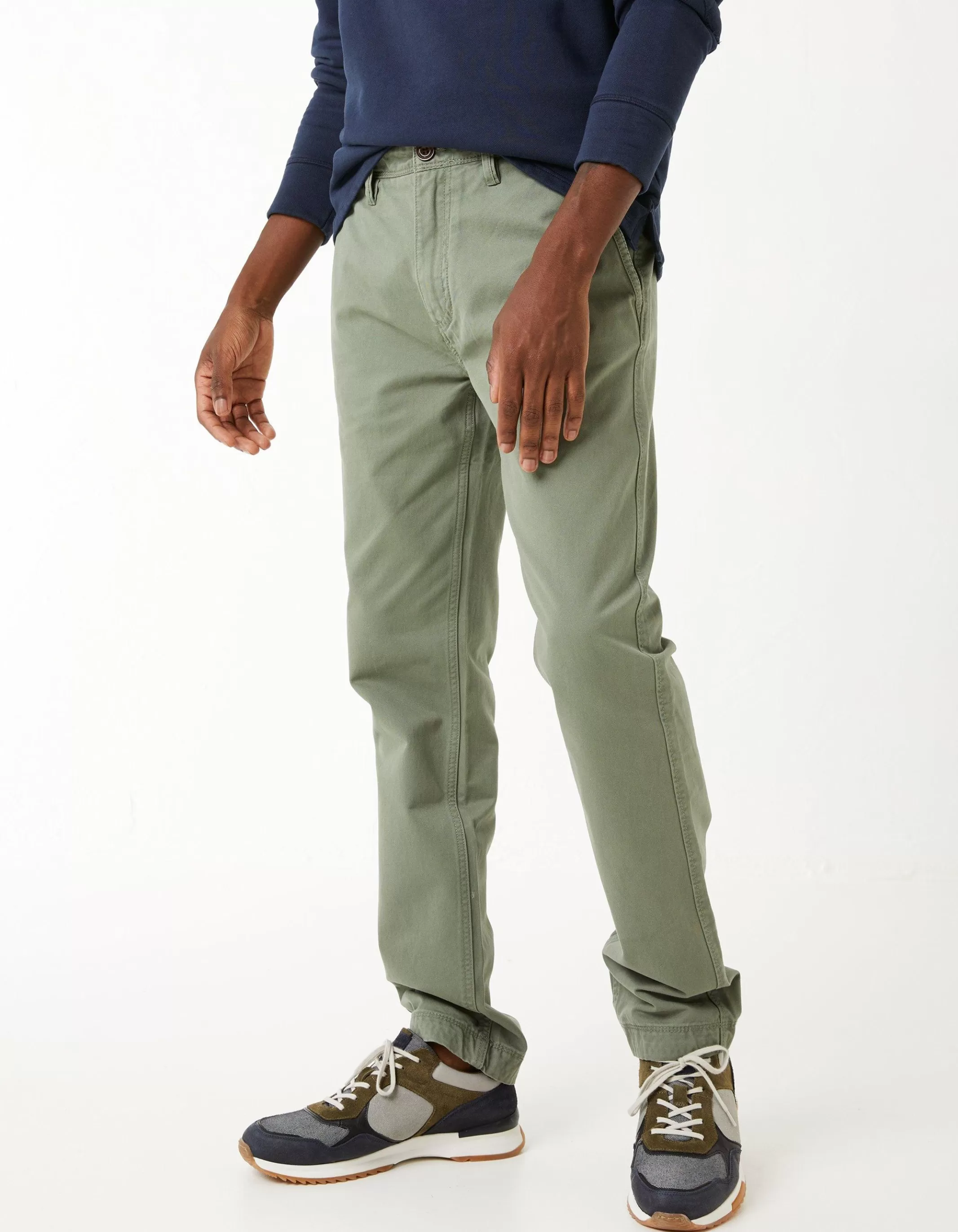 Shop FatFace Slim Coastal Chino Mid Green