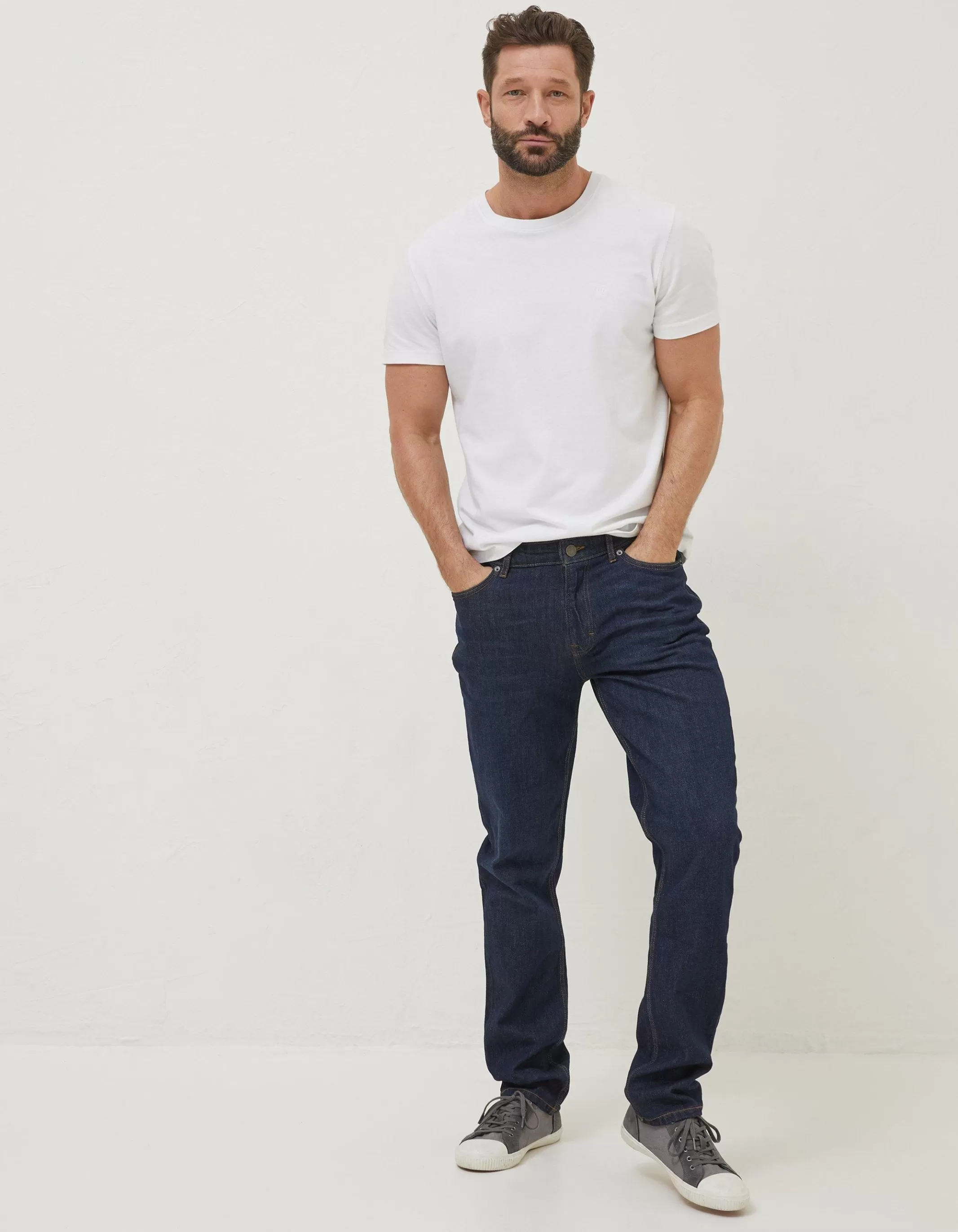 Best FatFace Slim Dark Vintage Wash Jeans Denim