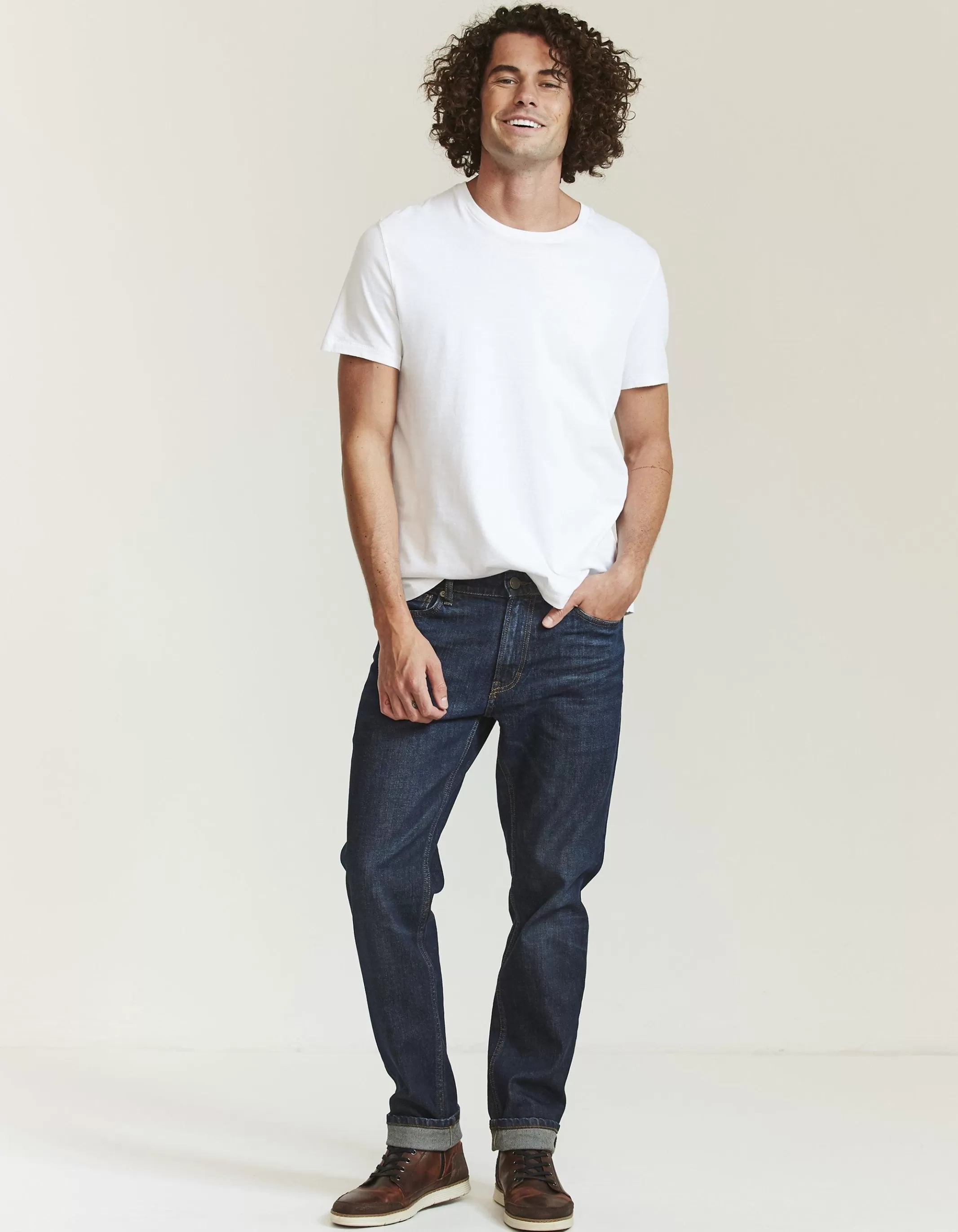 New FatFace Slim Dark Vintage Wash Jeans Denim