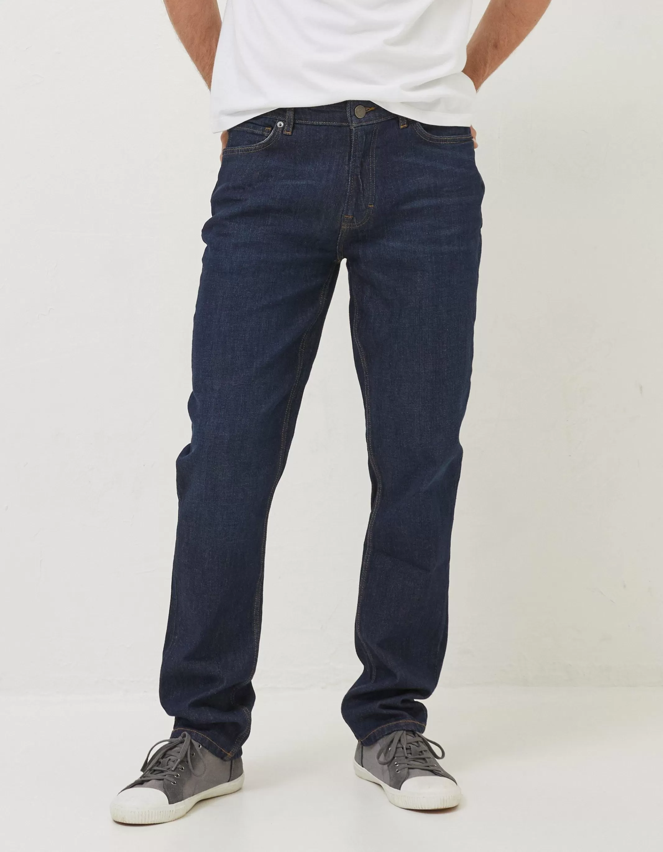 Best FatFace Slim Dark Vintage Wash Jeans Denim