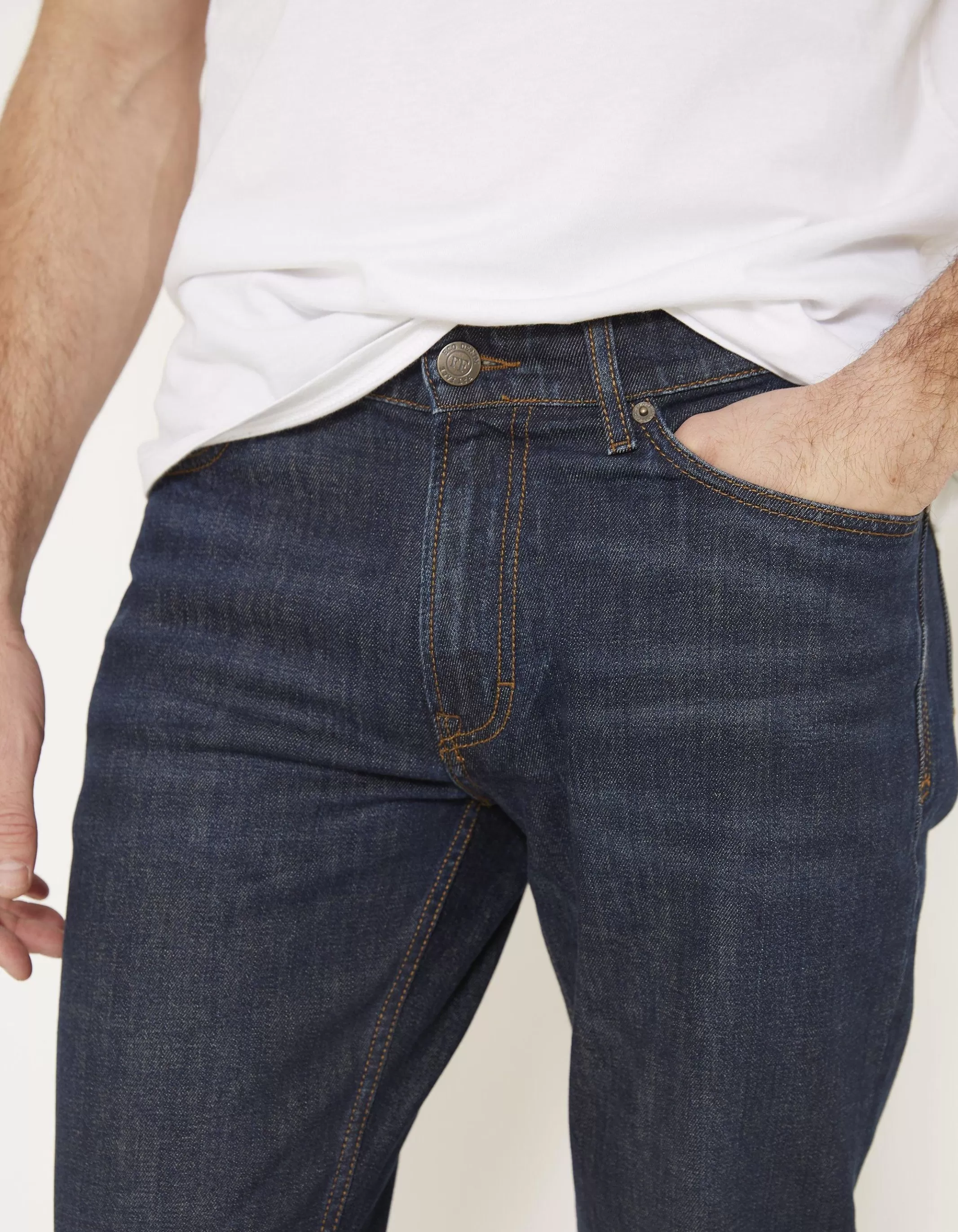New FatFace Slim Dark Vintage Wash Jeans Denim