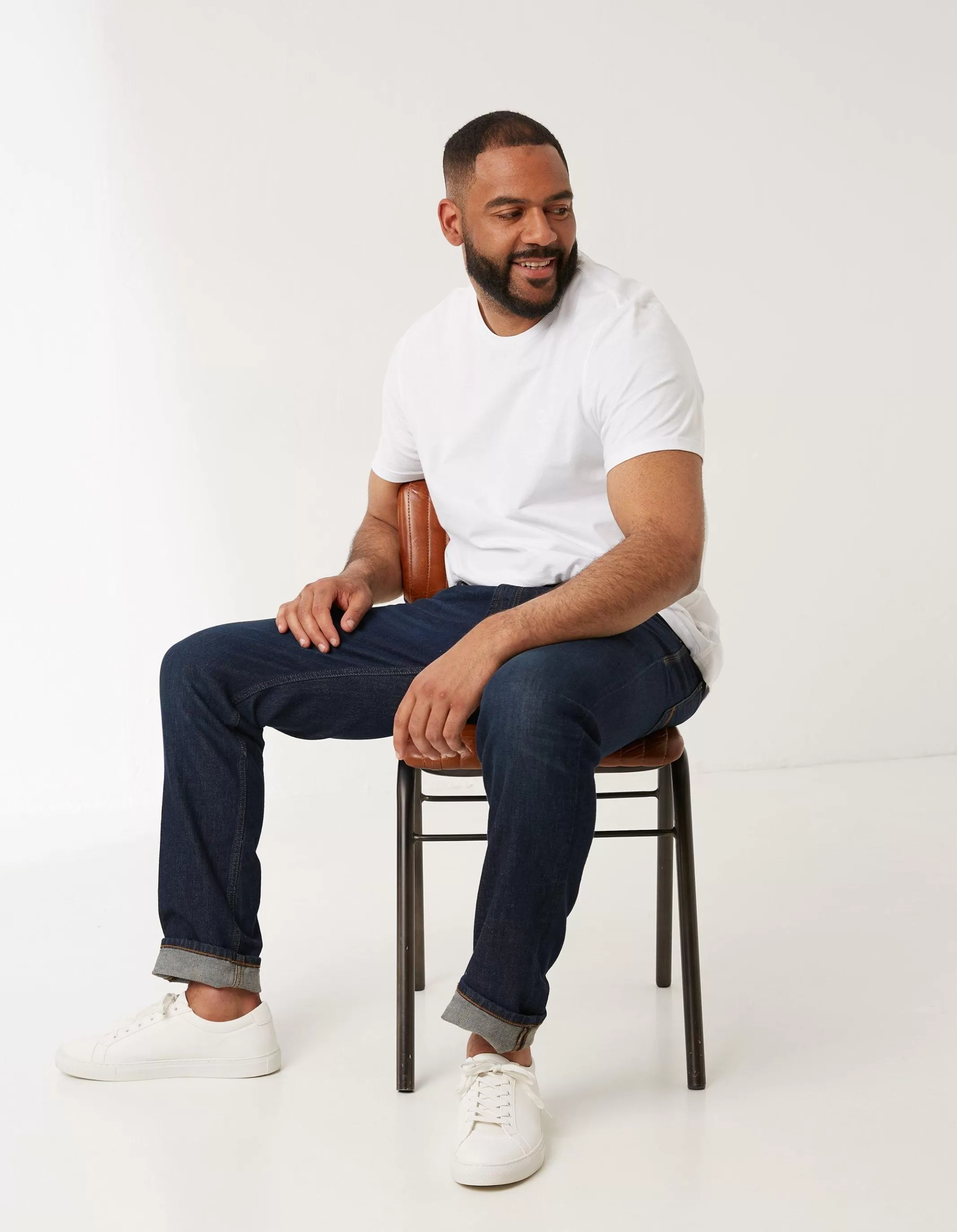New FatFace Slim Dark Vintage Wash Jeans Denim