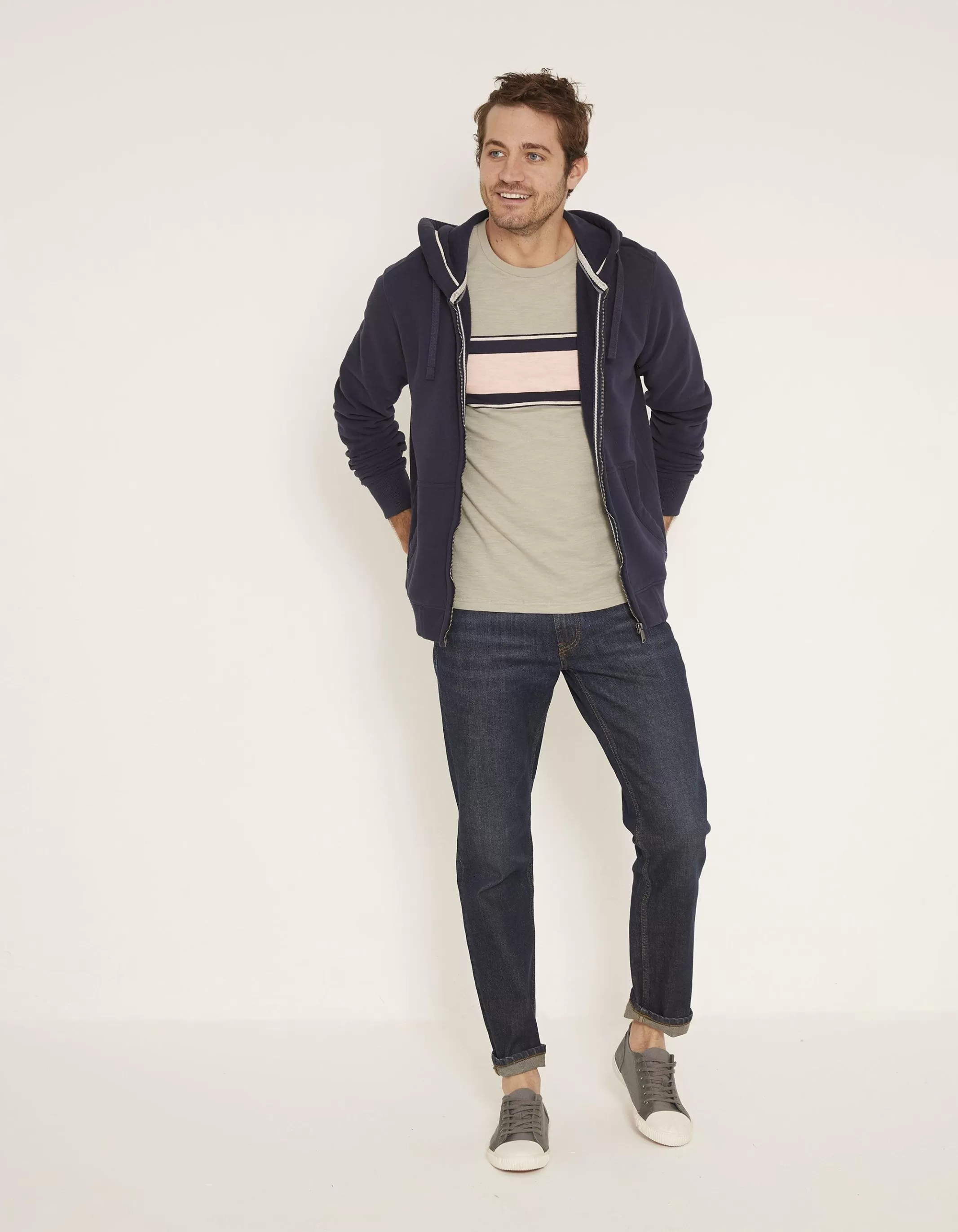 New FatFace Slim Dark Vintage Wash Jeans Denim