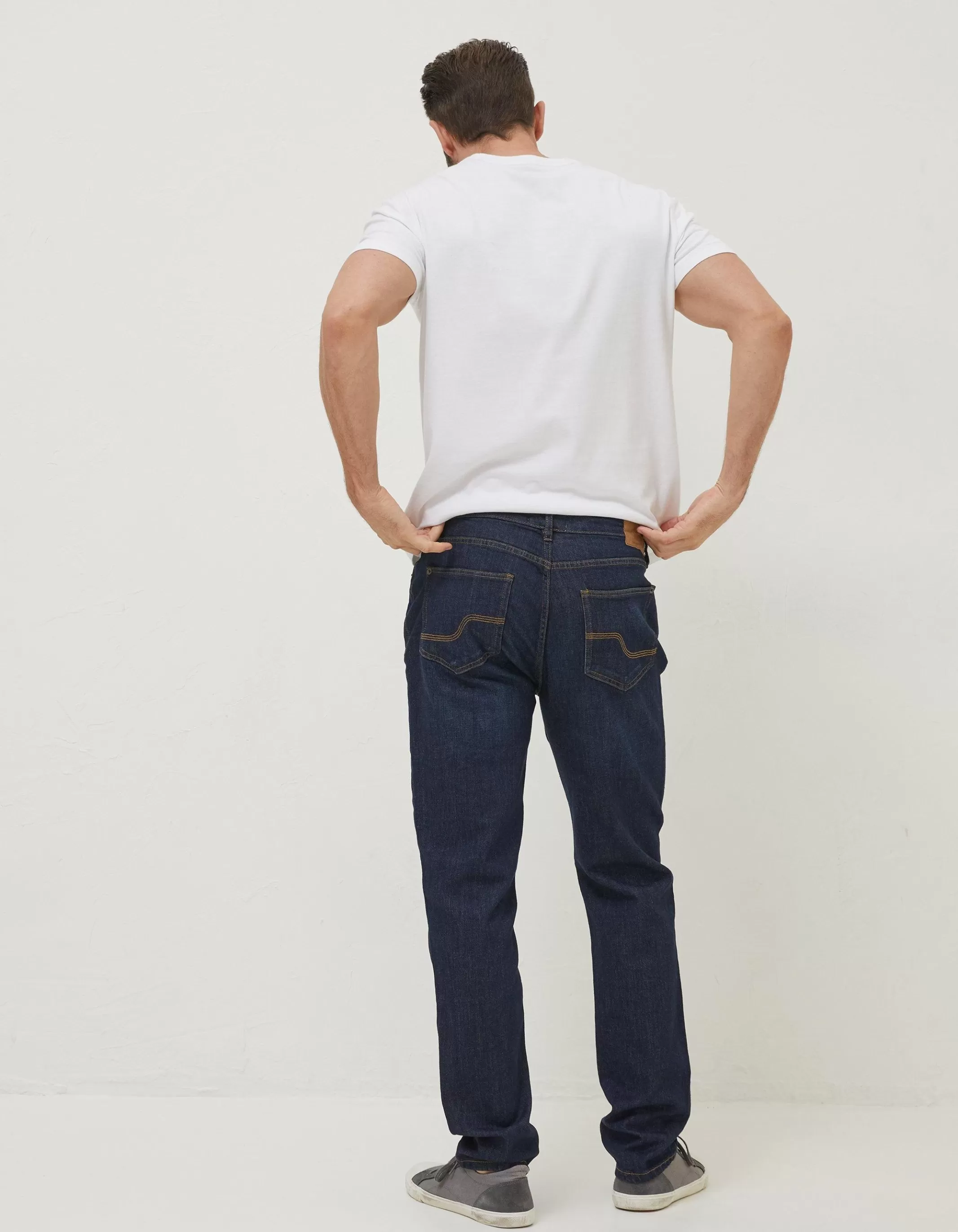 Best FatFace Slim Dark Vintage Wash Jeans Denim