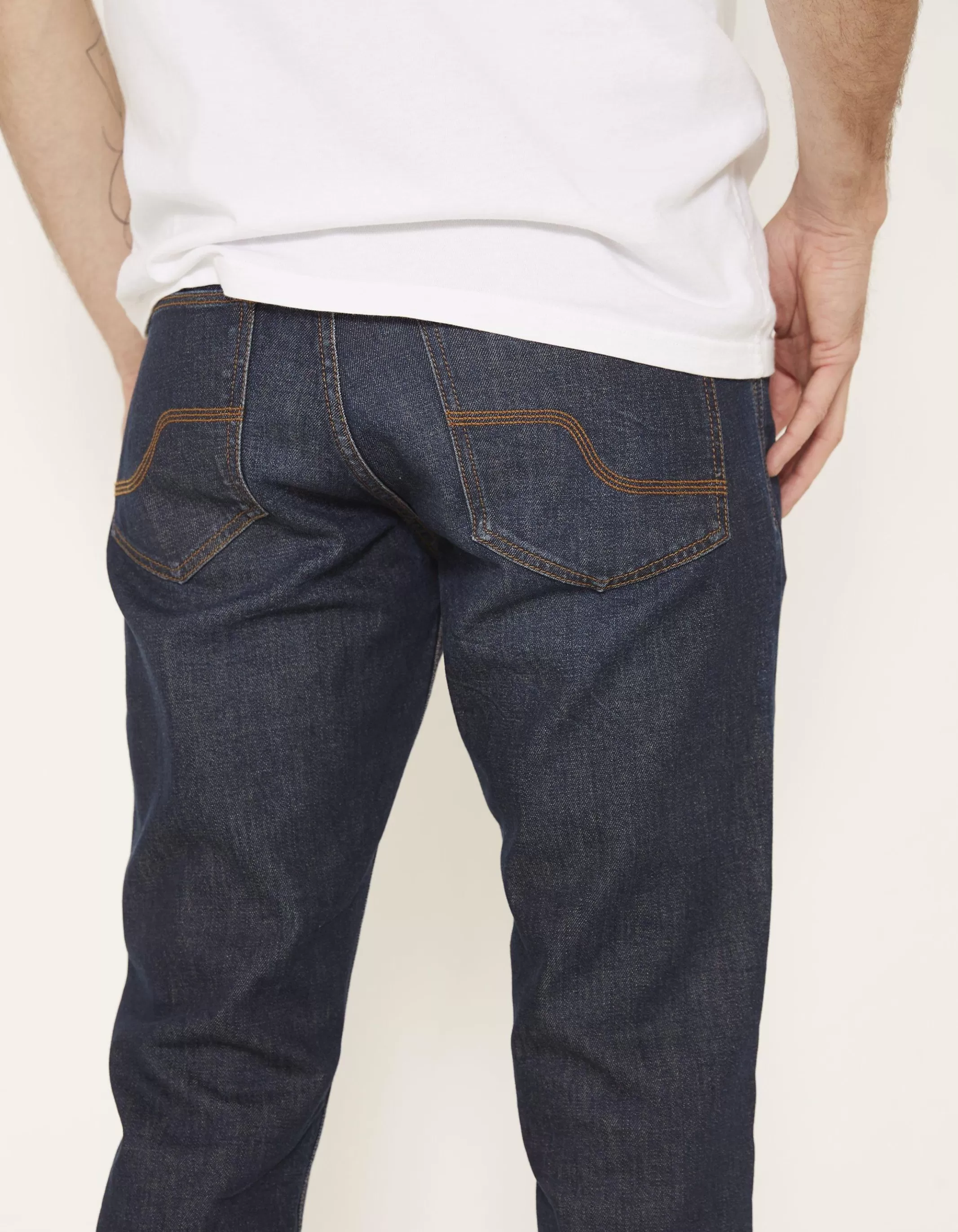 New FatFace Slim Dark Vintage Wash Jeans Denim