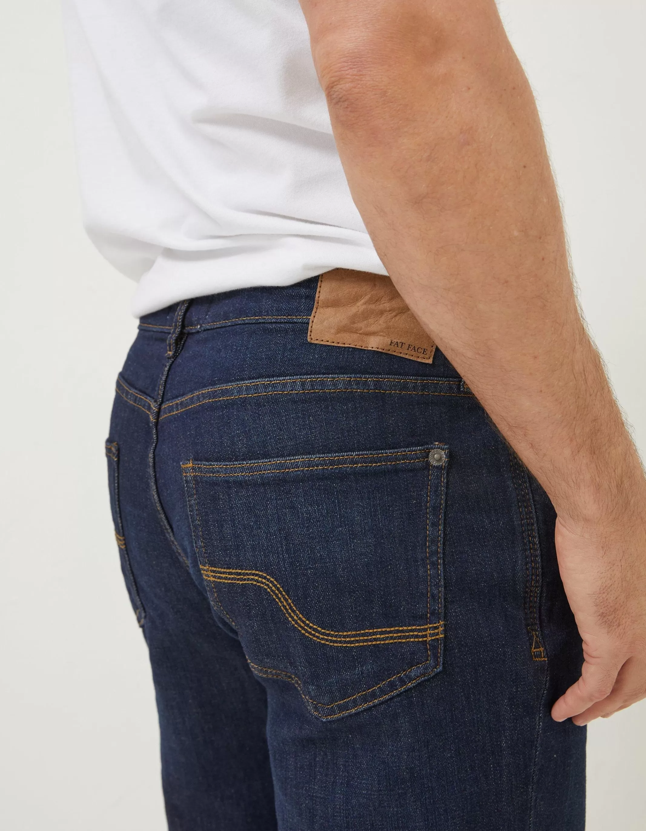 Best FatFace Slim Dark Vintage Wash Jeans Denim