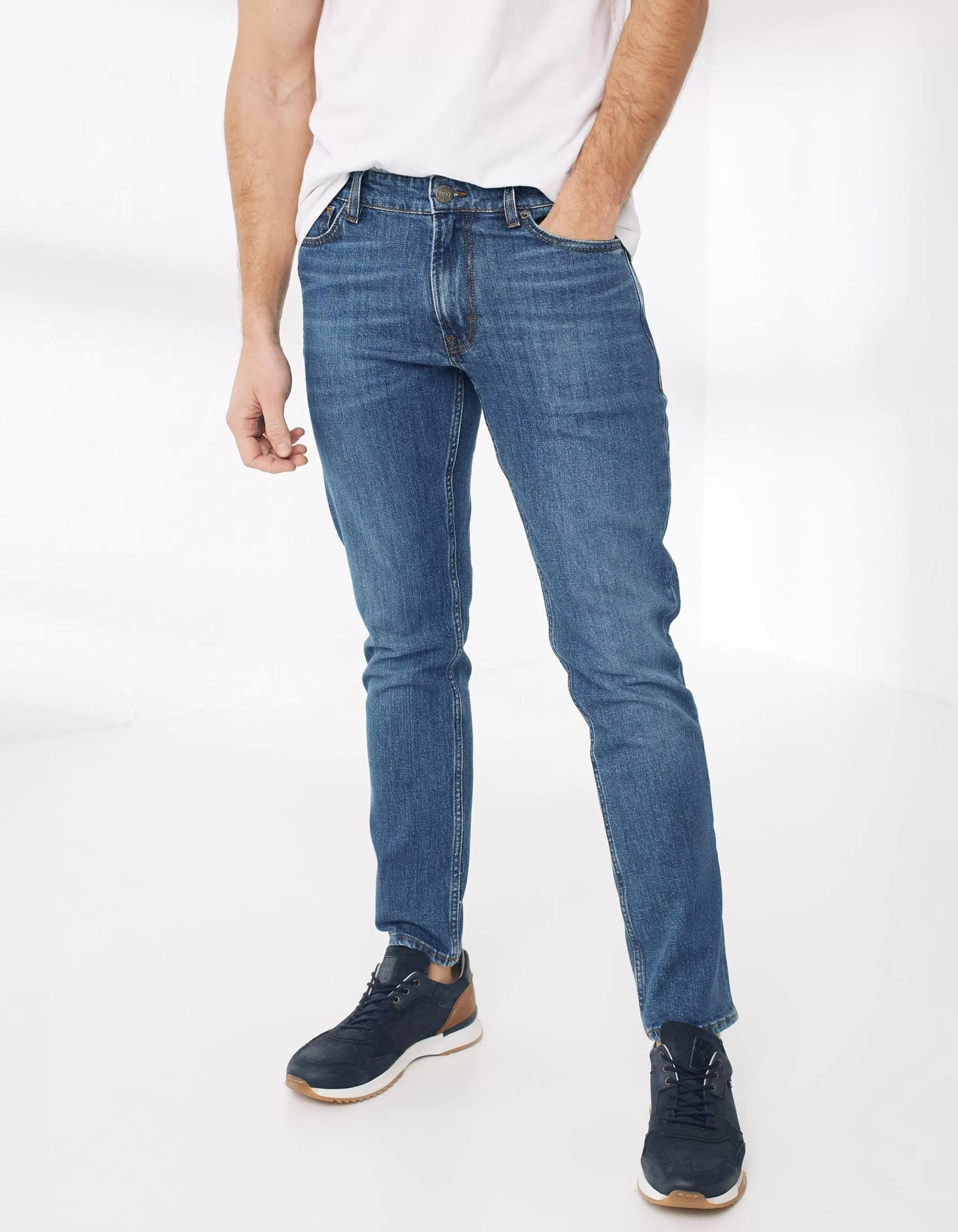 Fashion FatFace Slim Stone Wash Jeans Denim